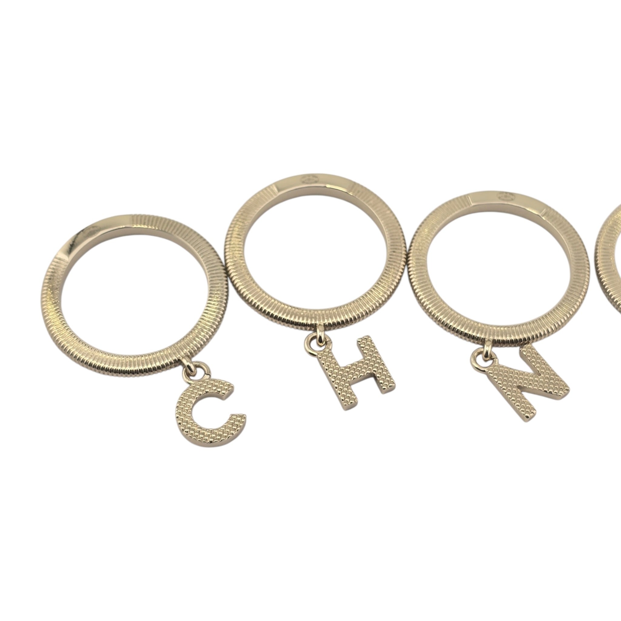 Chanel Logo Stackable Ring Set CHANEL