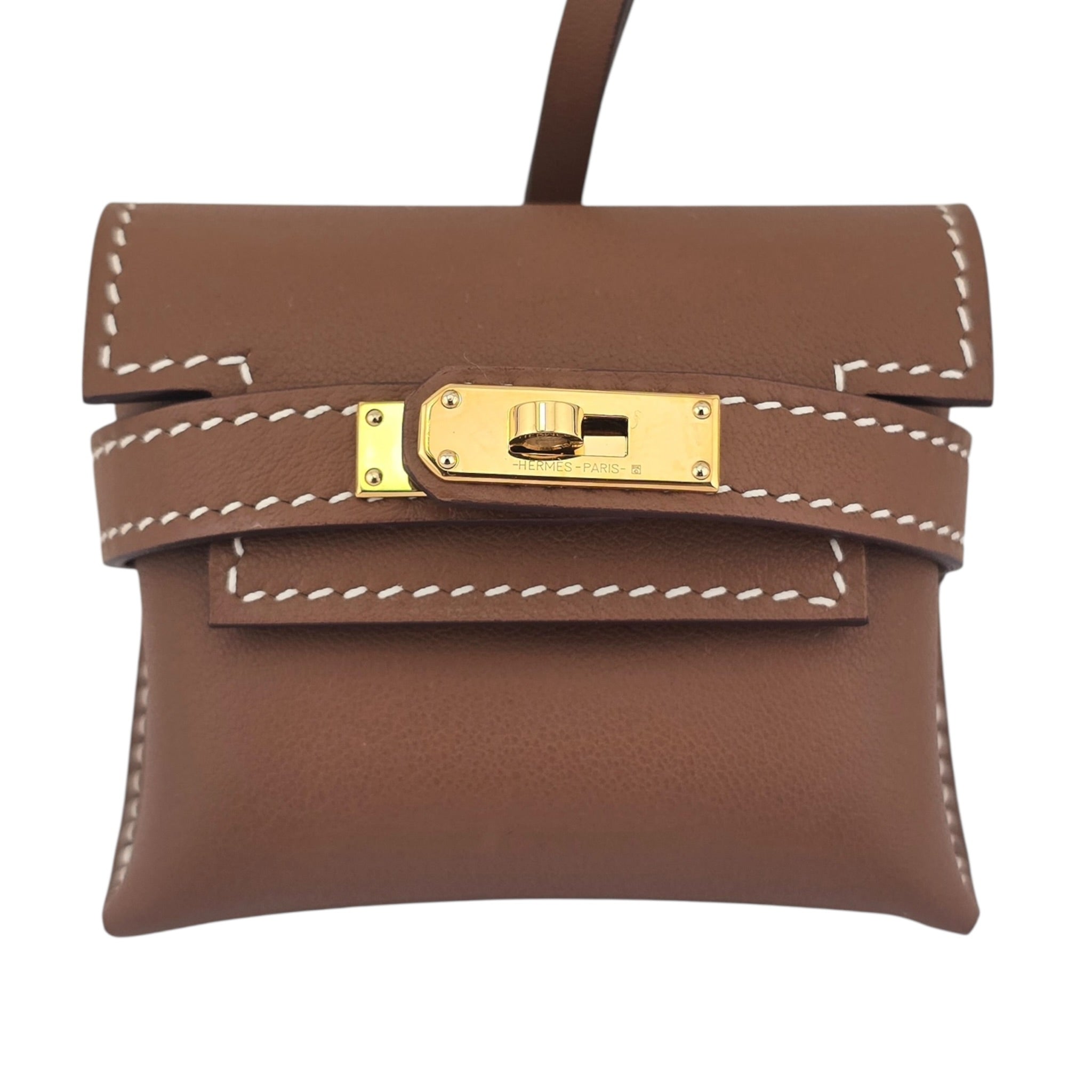 Hermès Kellyfestival Bag Charm Gold HERMES