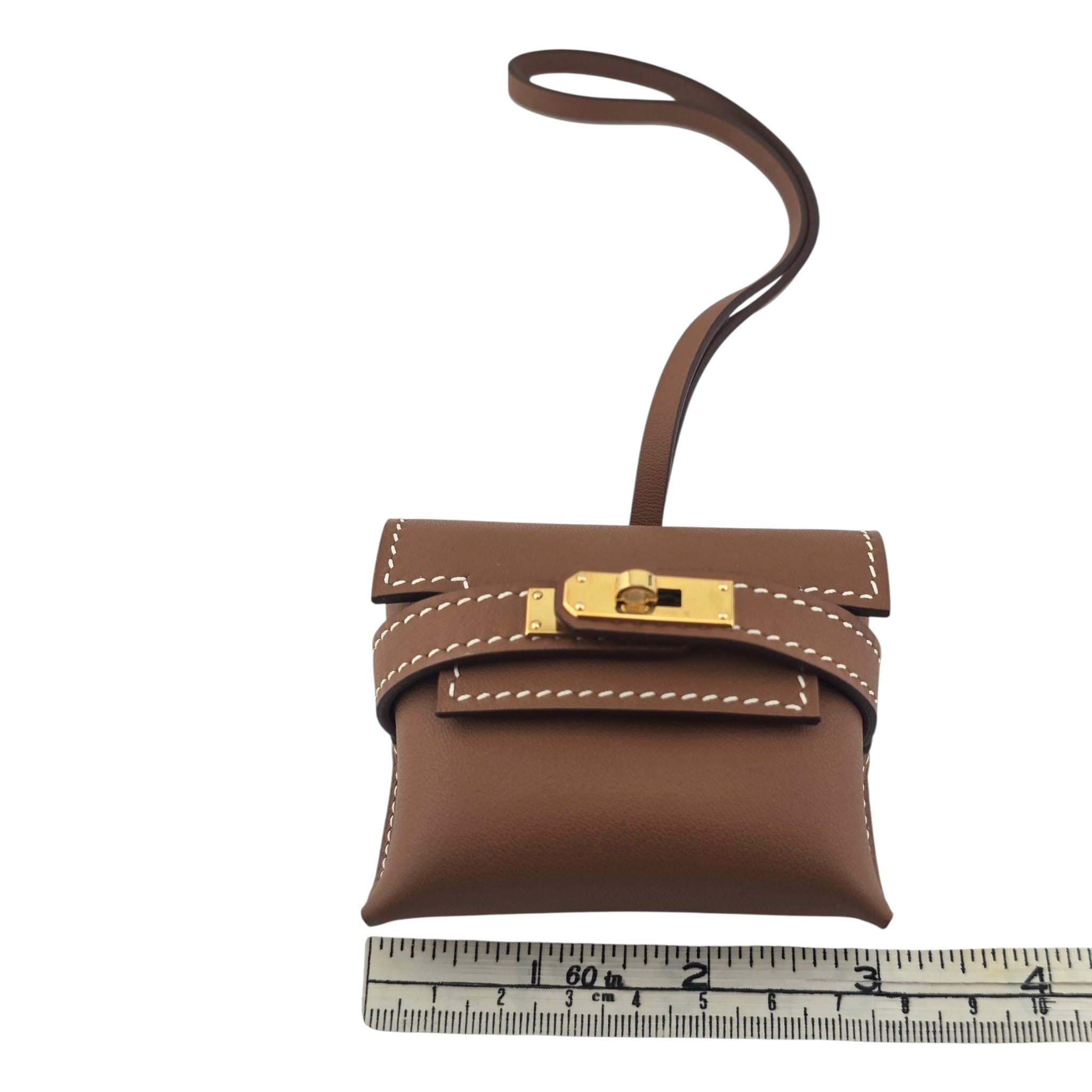 Hermès Kellyfestival Bag Charm Gold HERMES