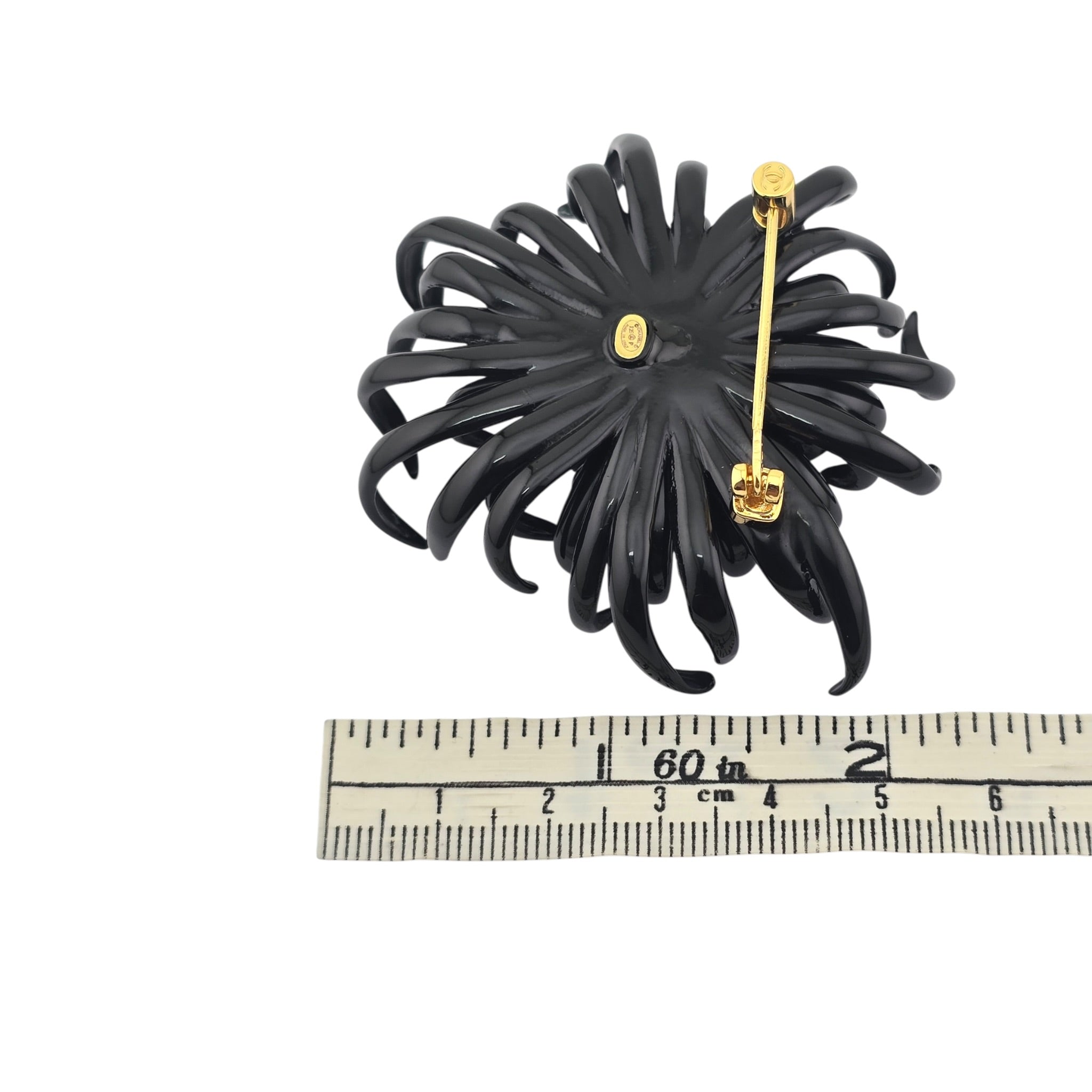 Chanel CC Black Flower Brooch 2026 CHANEL