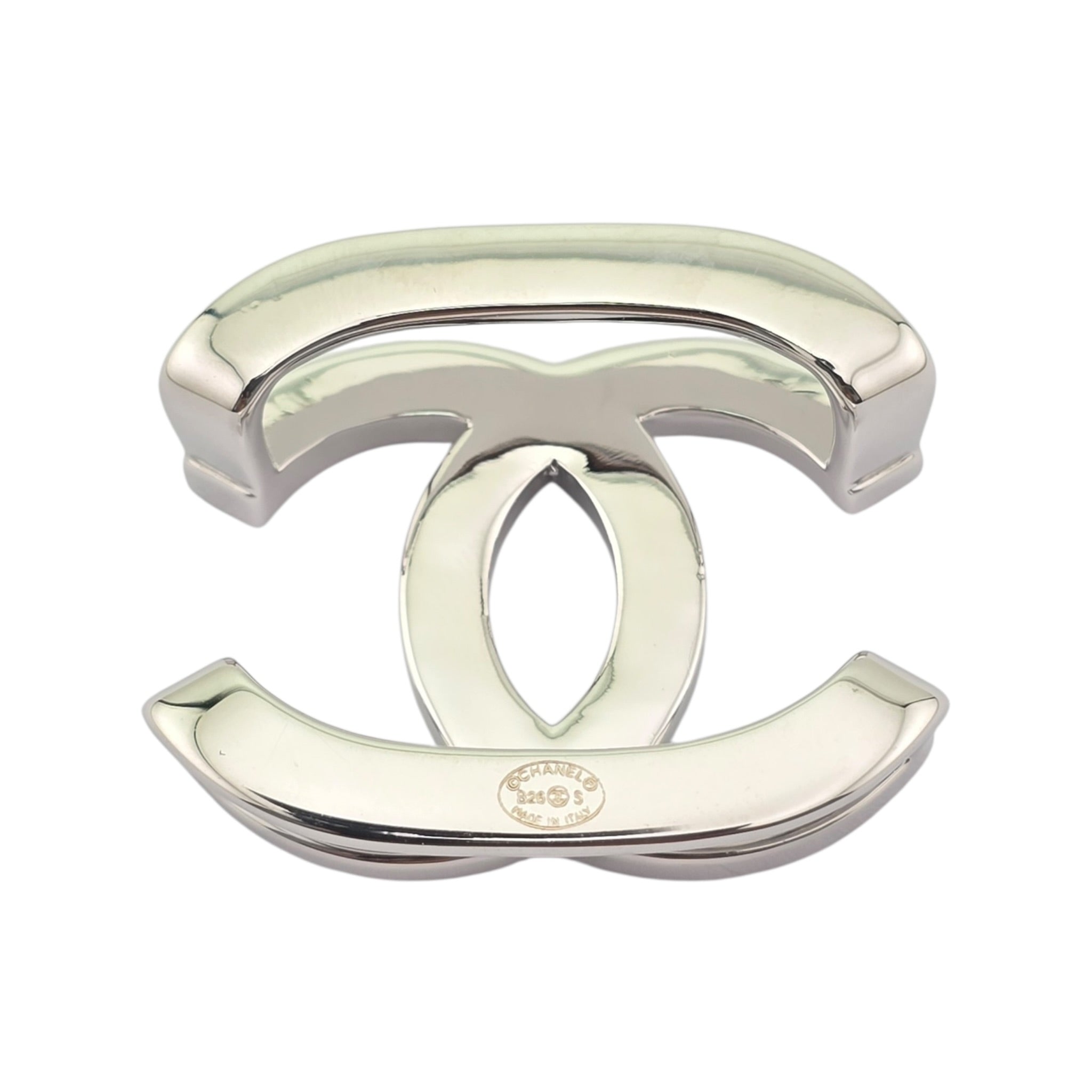 Chanel CC Silver Scarf Ring 2026 CHANEL