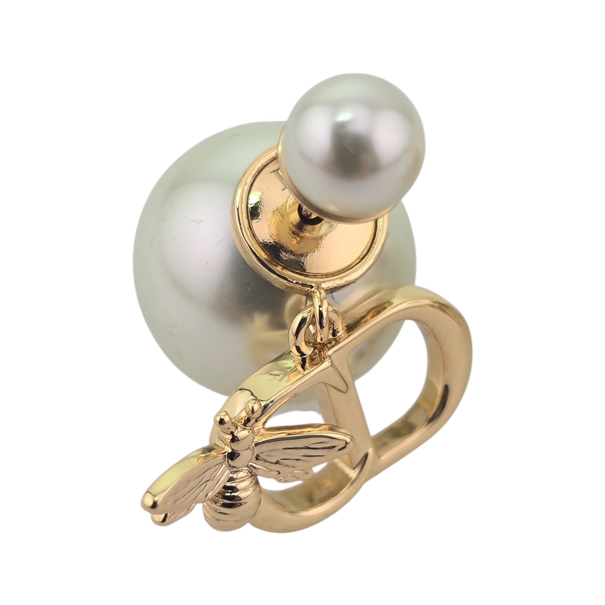 Dior Tribales CD Garden Faux Pearl Earrings DIOR