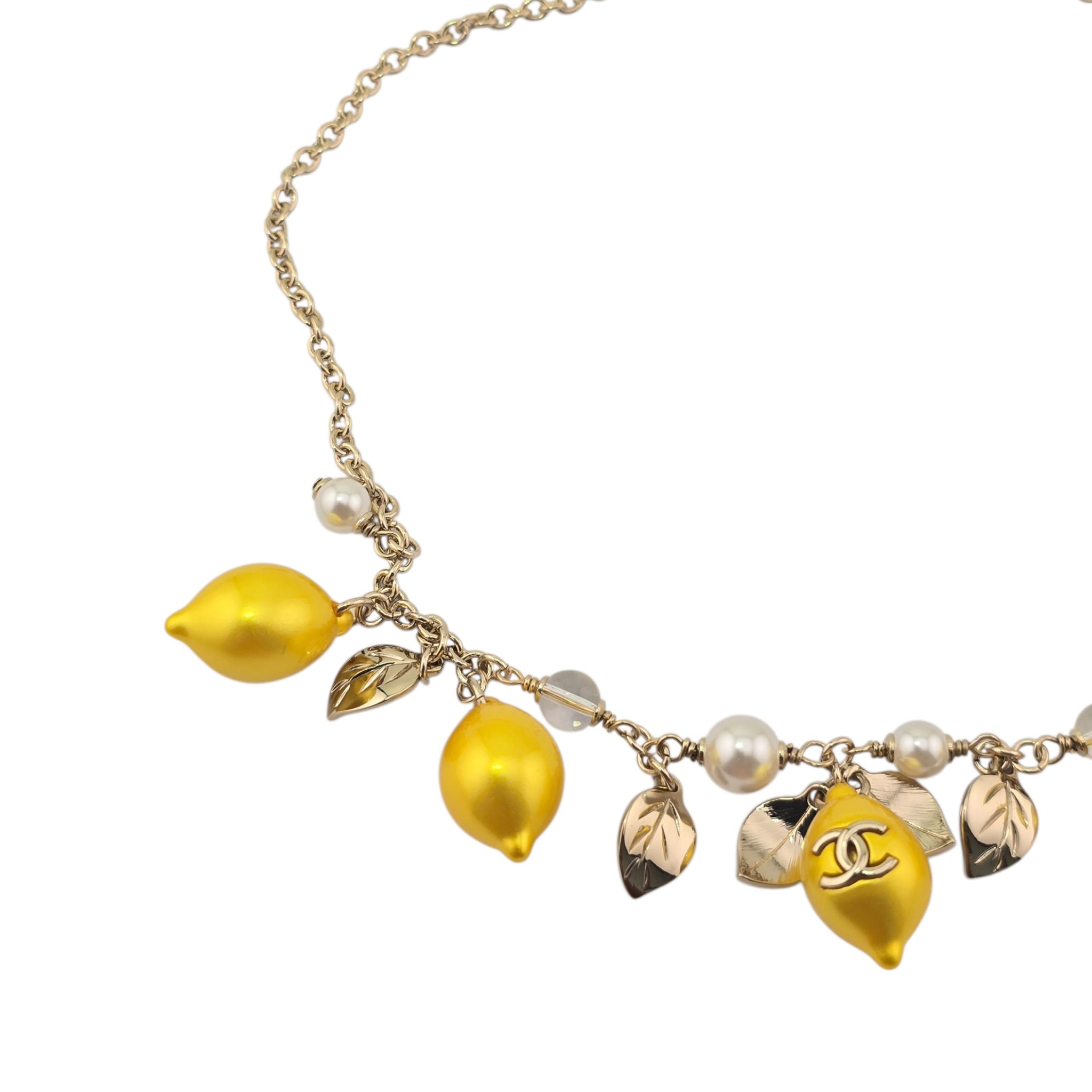 Chanel CC Lemon Pendant Necklace 2026 CHANEL