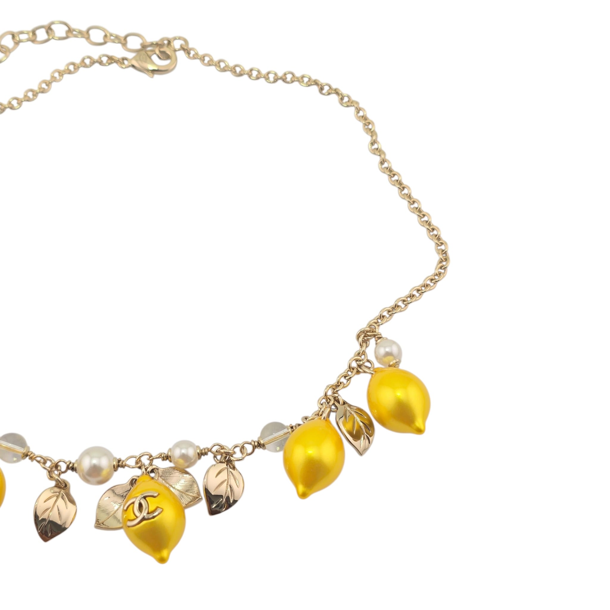 Chanel CC Lemon Pendant Necklace 2026 CHANEL