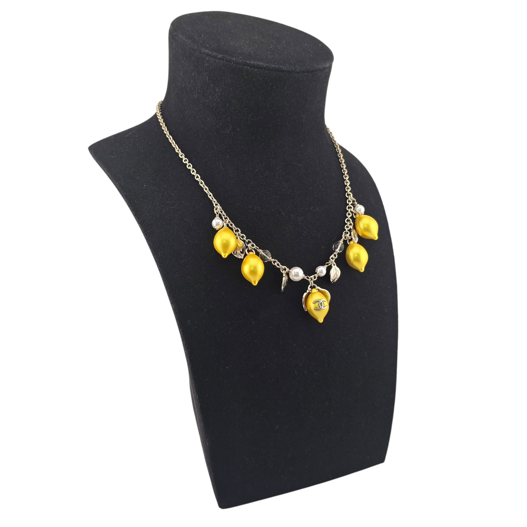 Chanel CC Lemon Pendant Necklace 2026 CHANEL