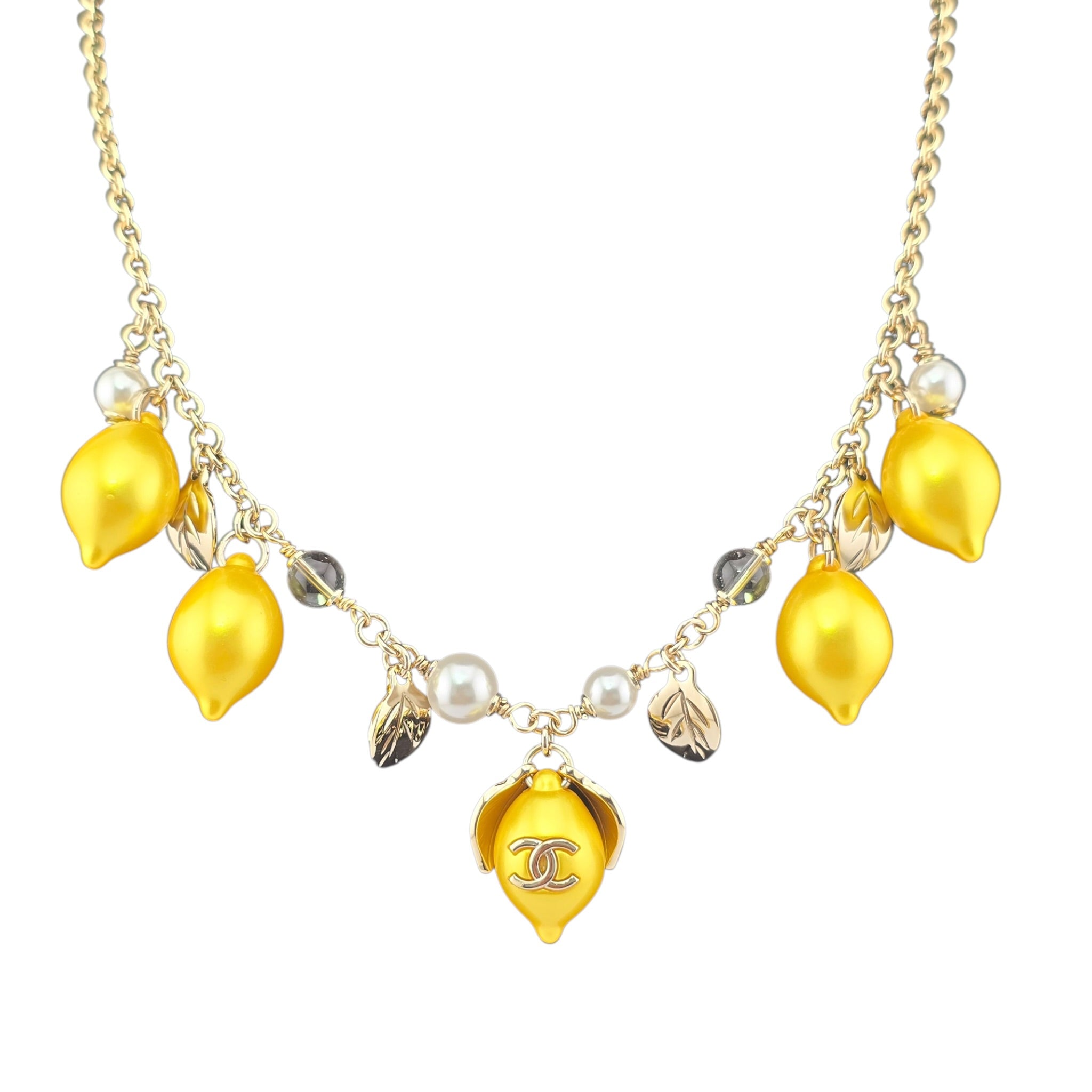 Chanel CC Lemon Pendant Necklace 2026 CHANEL