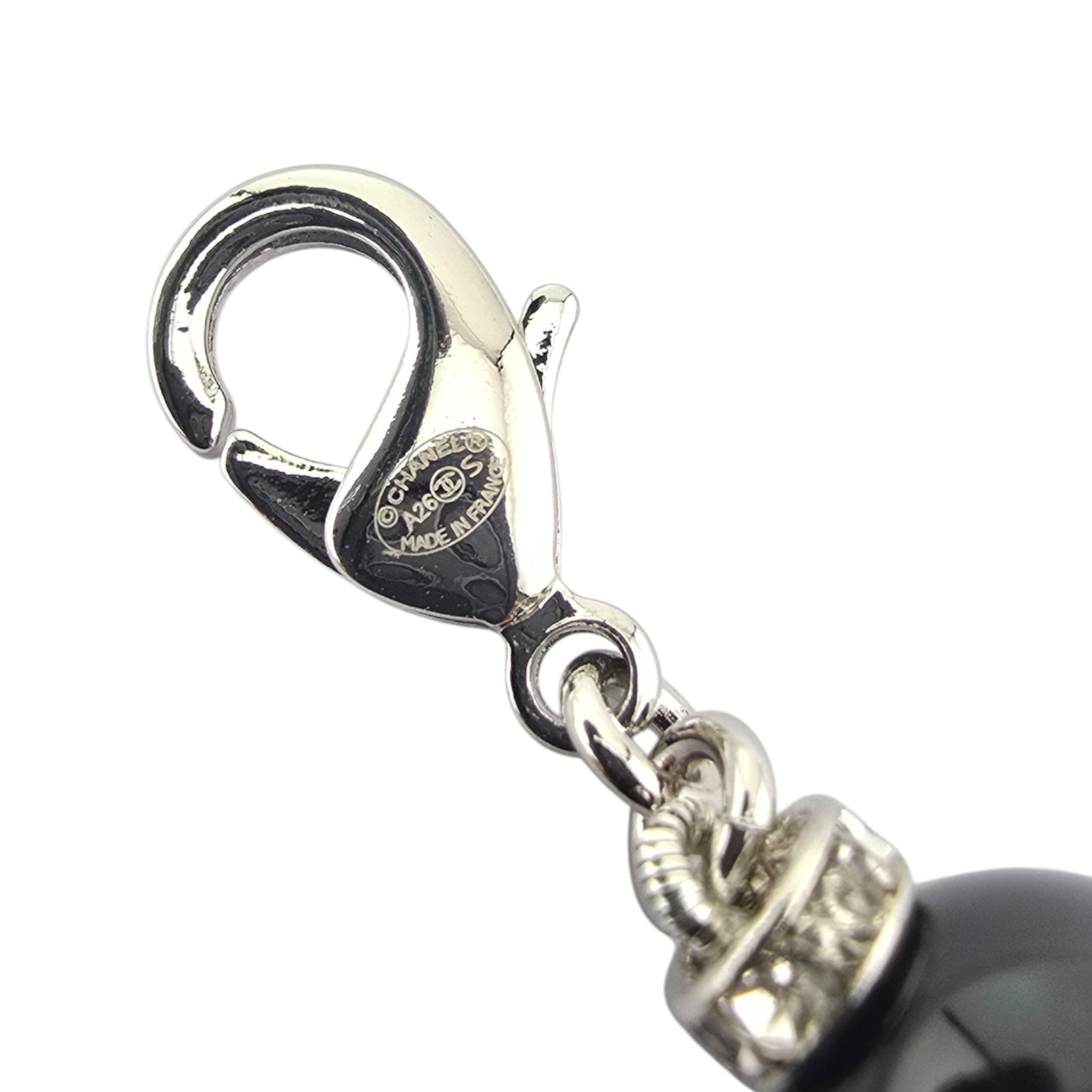Chanel CC Black Faux Pearl Bracelet 2025 CHANEL