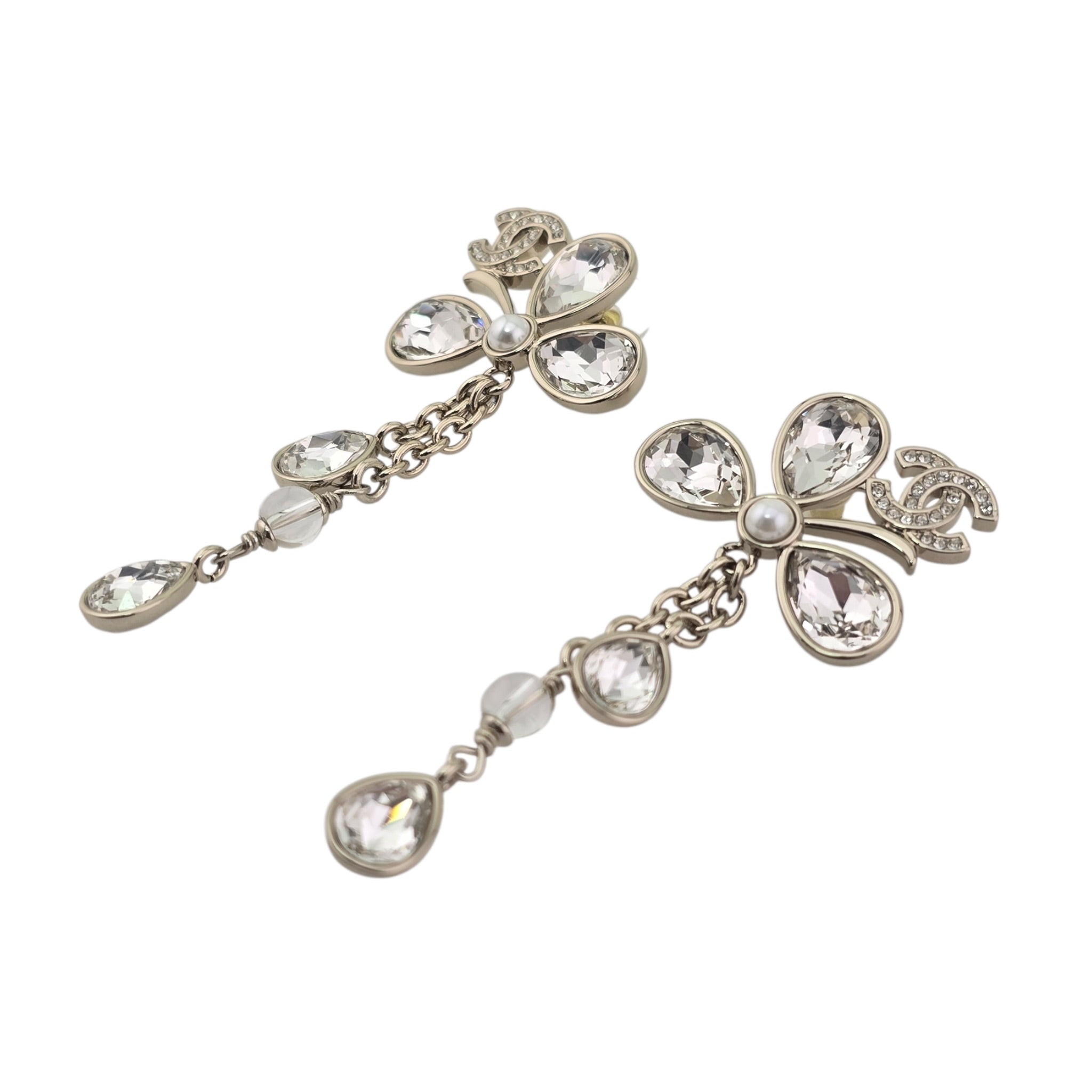 Chanel CC SS26 Crystal Drop Earrings 2026 CHANEL