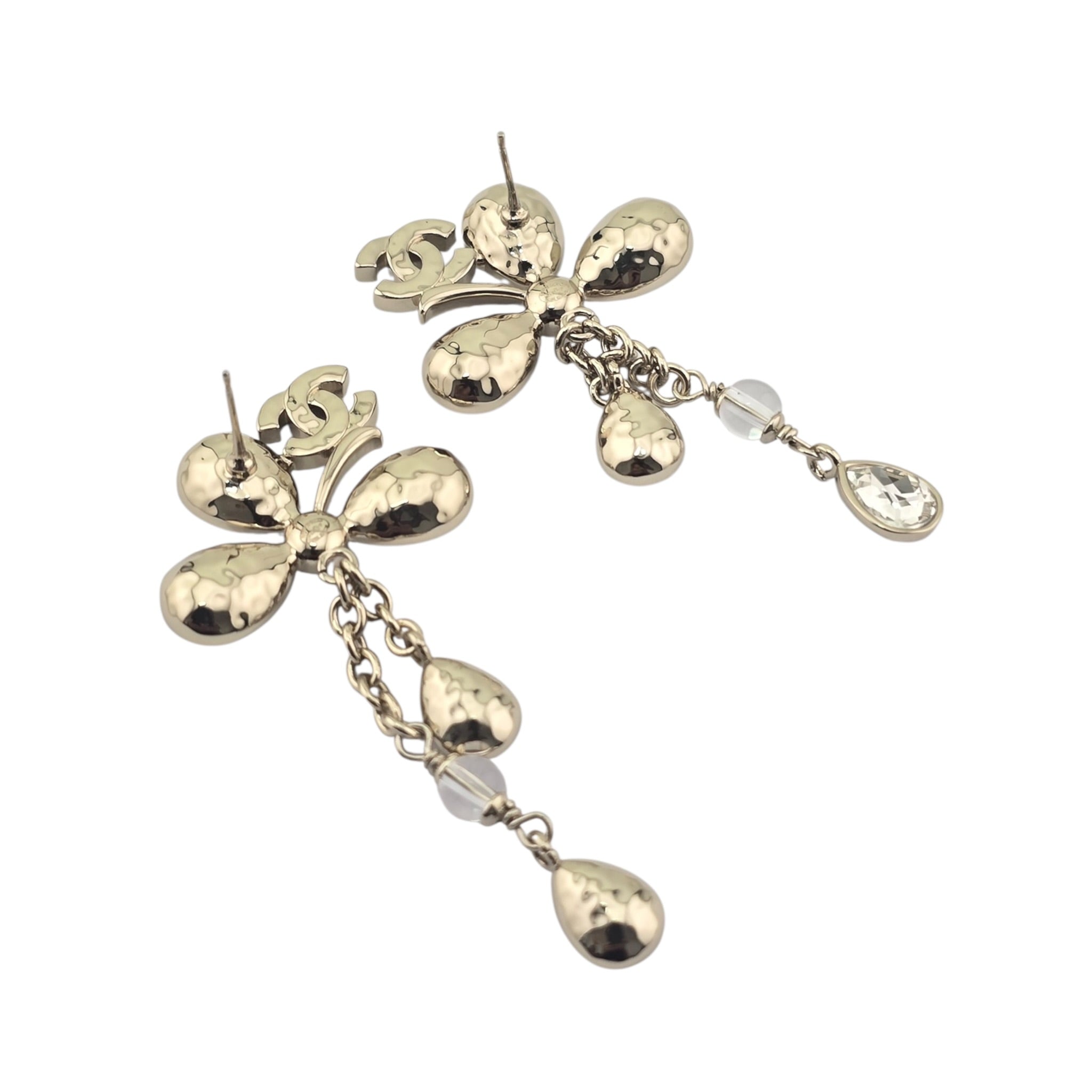 Chanel CC SS26 Crystal Drop Earrings 2026 CHANEL