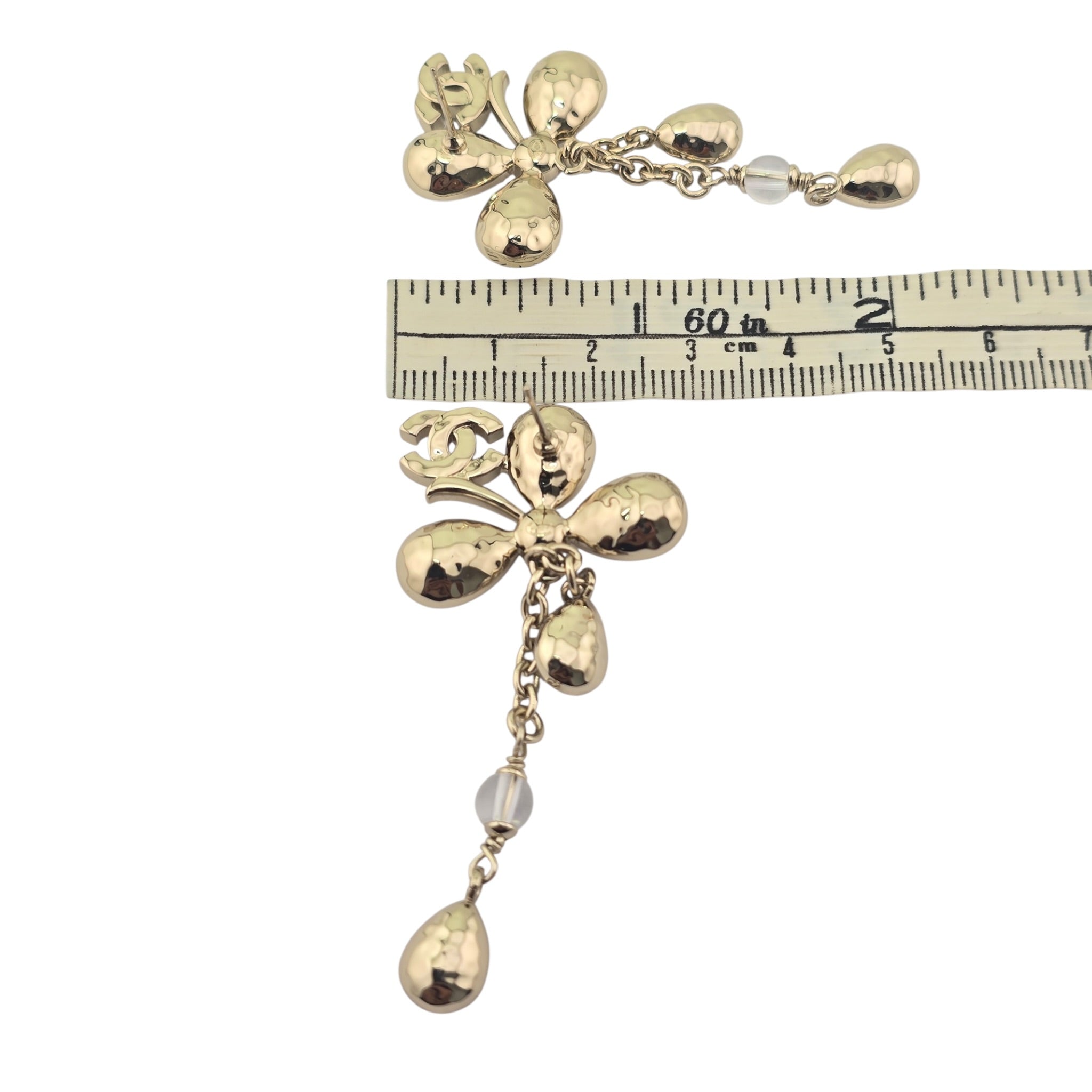 Chanel CC SS26 Crystal Drop Earrings 2026 CHANEL