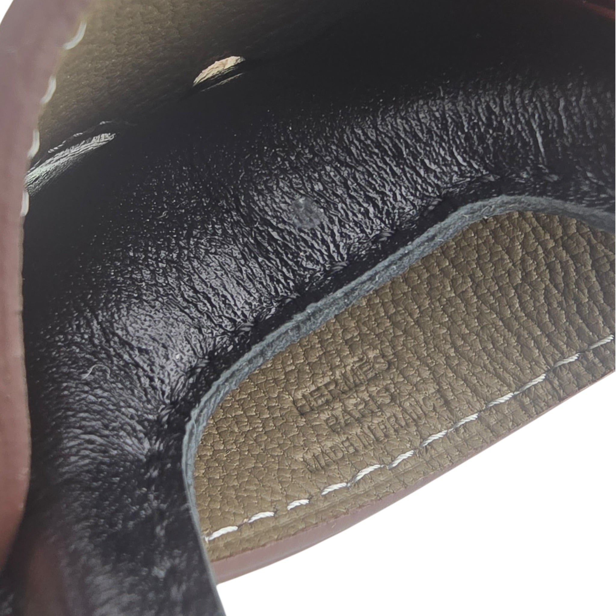 Hermès Rodeo Robeo Bag Charm PM Noir / Craie / Étoupe / Noir Milo Lambskin HERMES