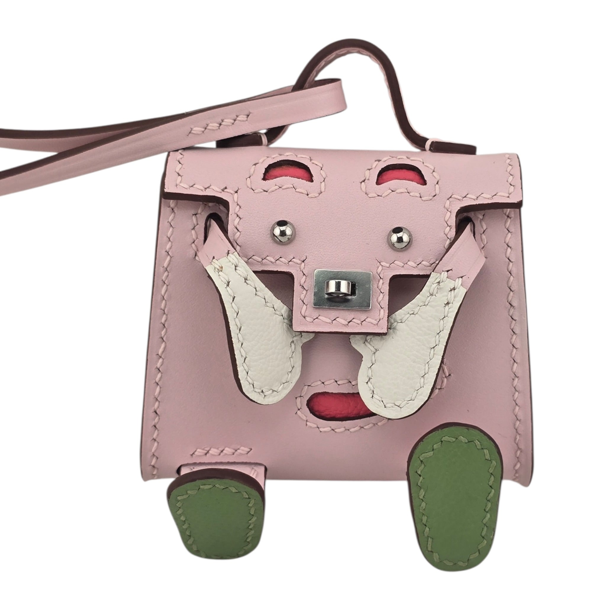Hermès Quelle Idole Kelly Doll Bag Charm Glycine HERMES