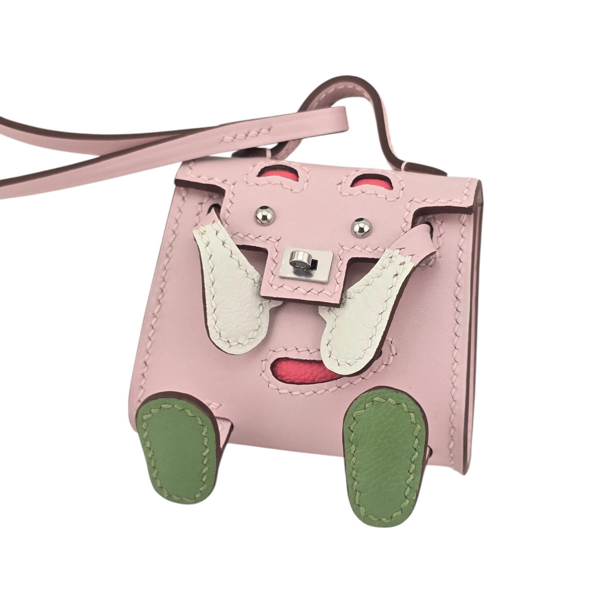 Hermès Quelle Idole Kelly Doll Bag Charm Glycine HERMES