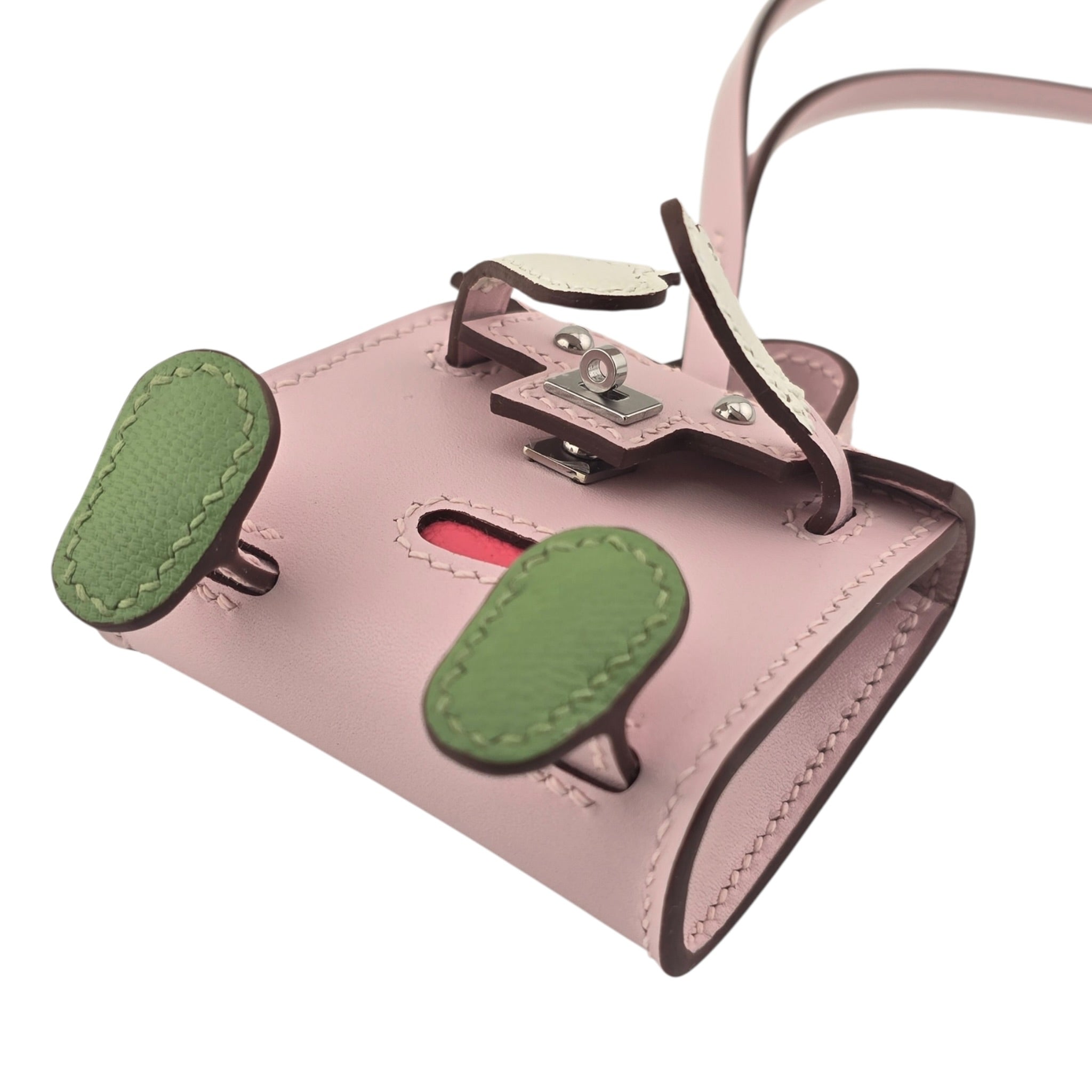 Hermès Quelle Idole Kelly Doll Bag Charm Glycine HERMES