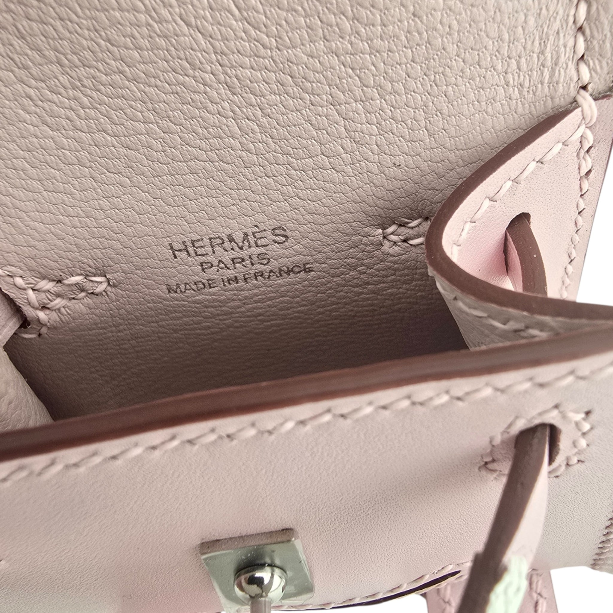 Hermès Quelle Idole Kelly Doll Bag Charm Glycine HERMES