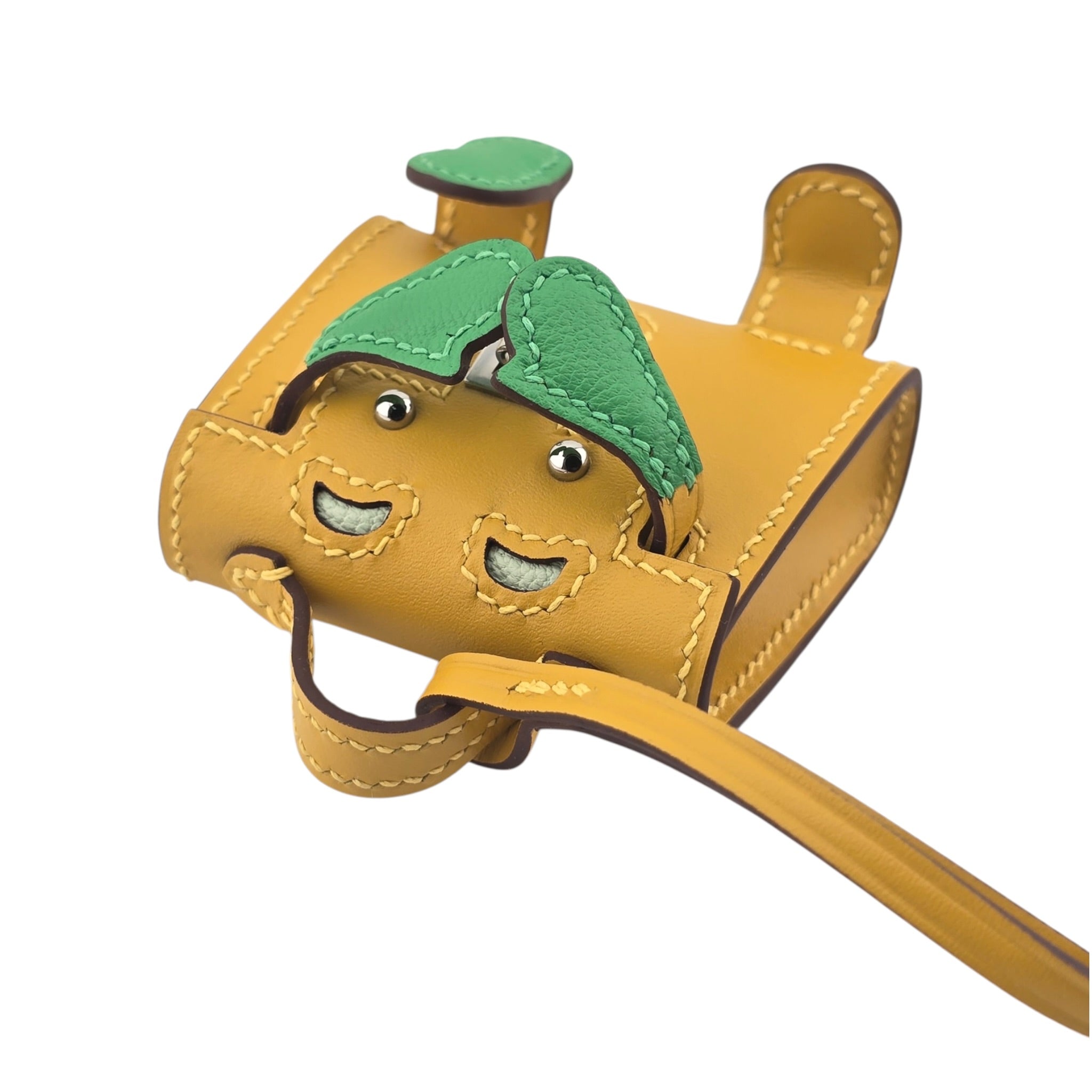 Hermès Quelle Idole Kelly Doll Bag Charm Foin HERMES