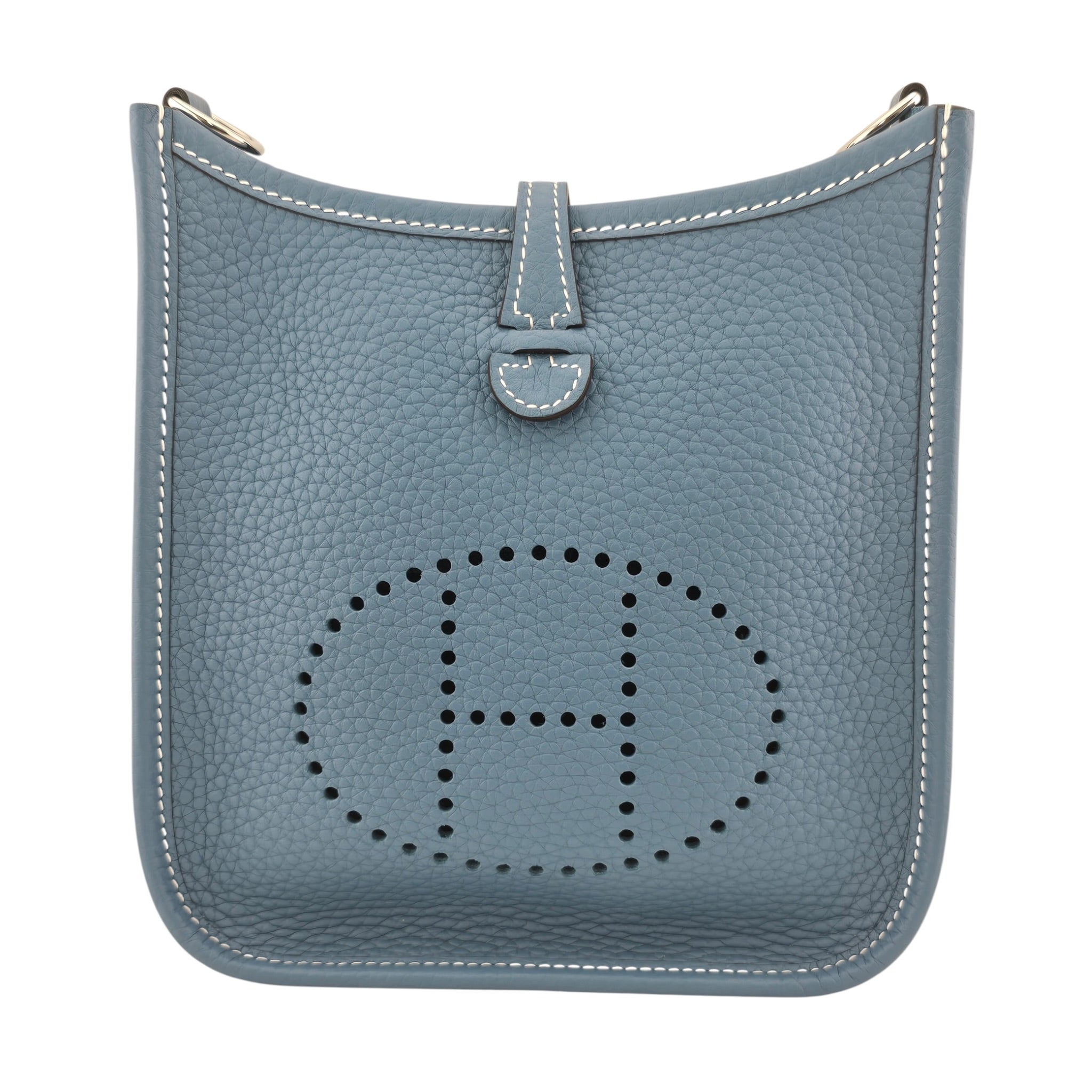 Hermès Bleu Jean Evelyne 16 Taurillon Clemence PHW K 2025 HERMES