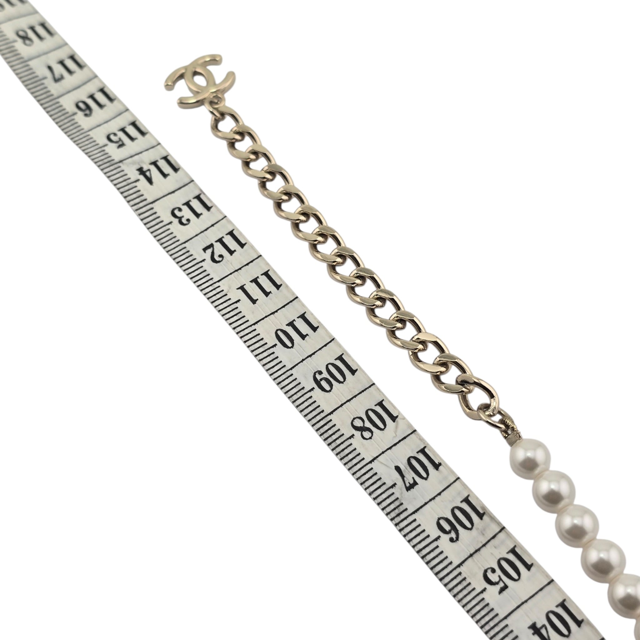 Chanel CC Coco Love Long Pearl Necklace 2022 CHANEL