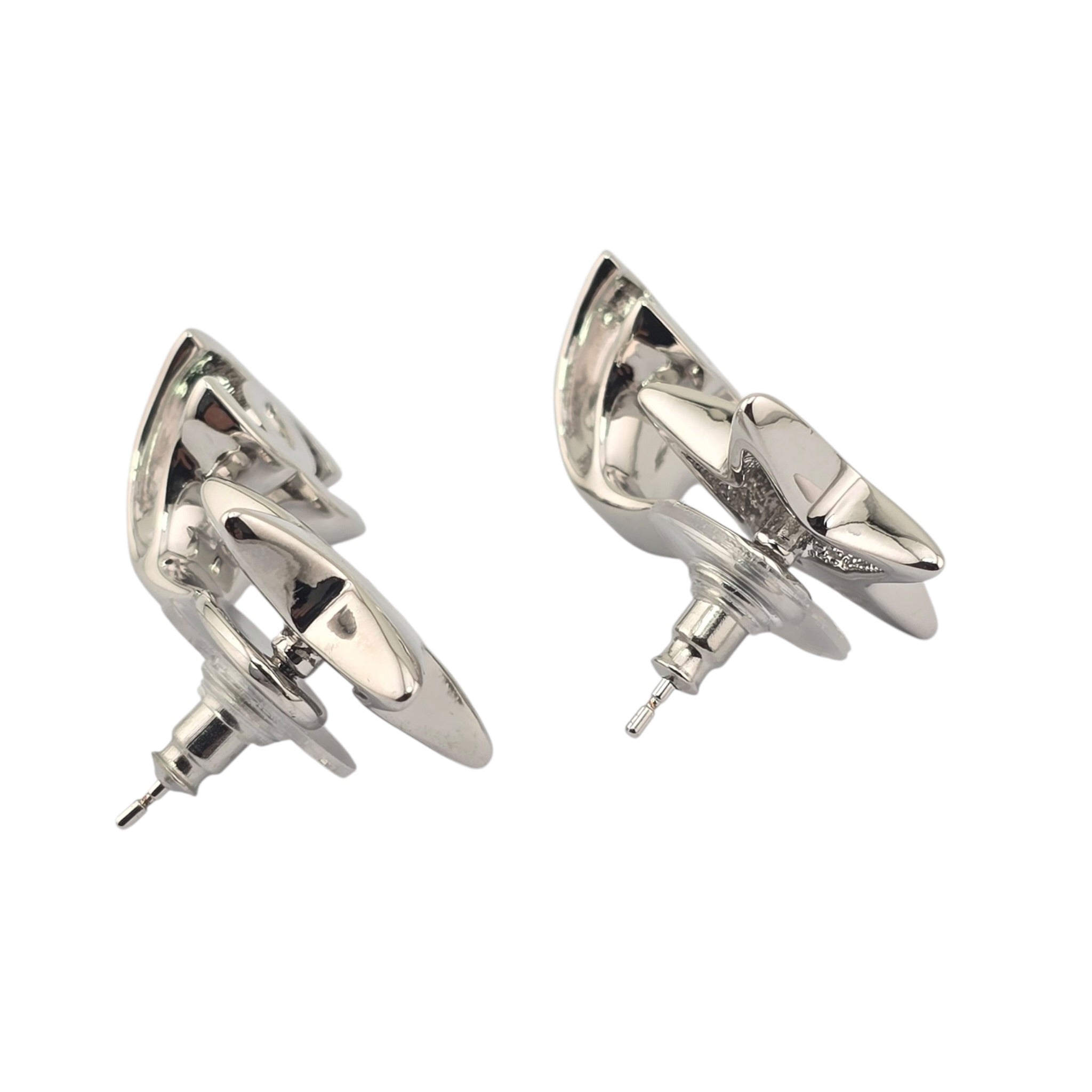 Chanel CC Silver Star Earrings 2026 CHANEL