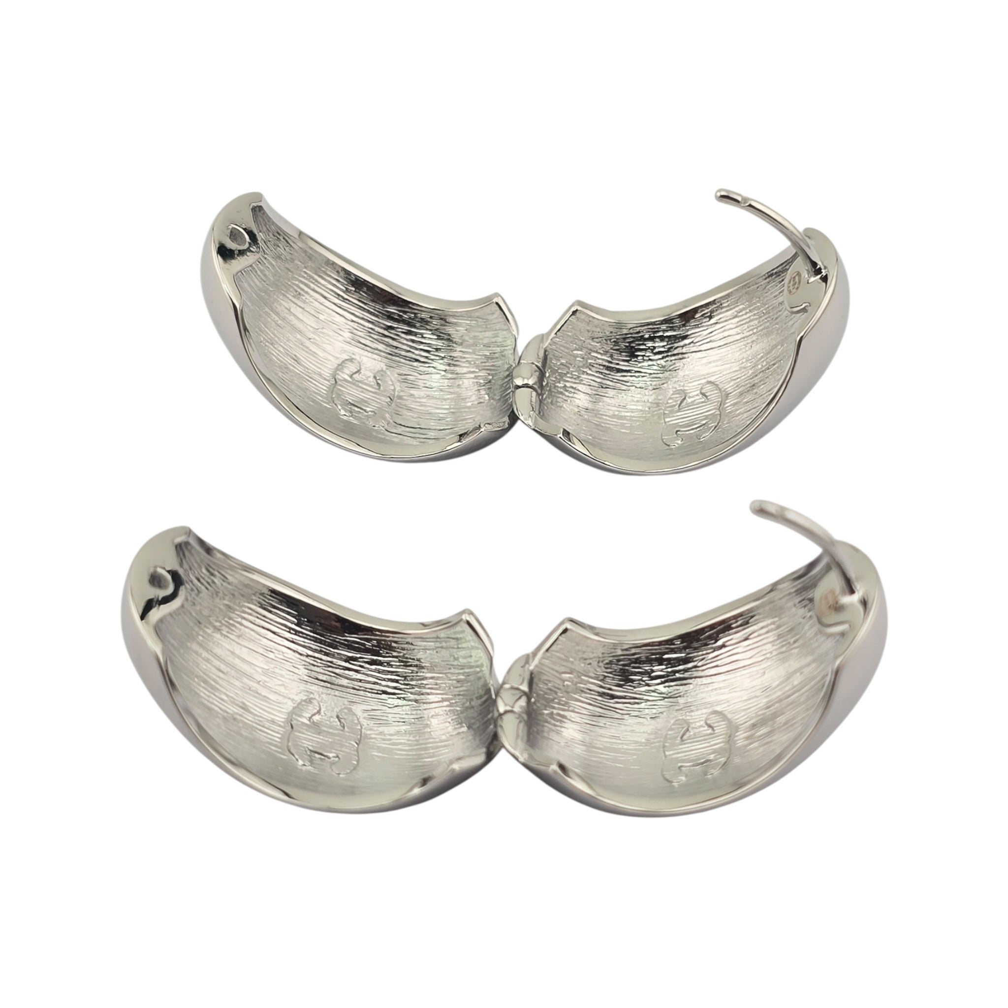 Chanel CC Silver Hoop Earrings SS26 2026 CHANEL