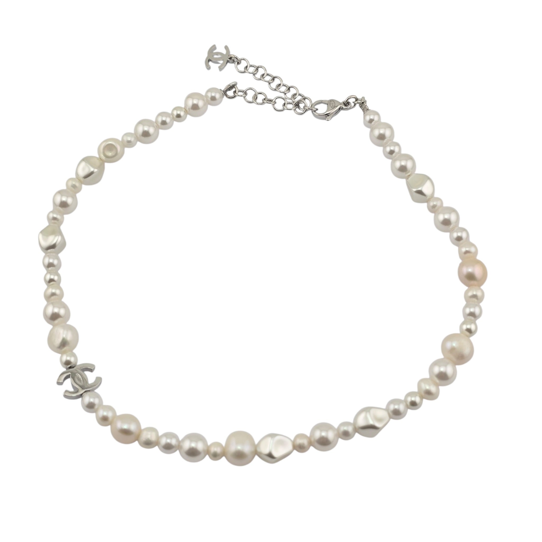 Chanel CC Faux Pearl Necklace 2026 CHANEL