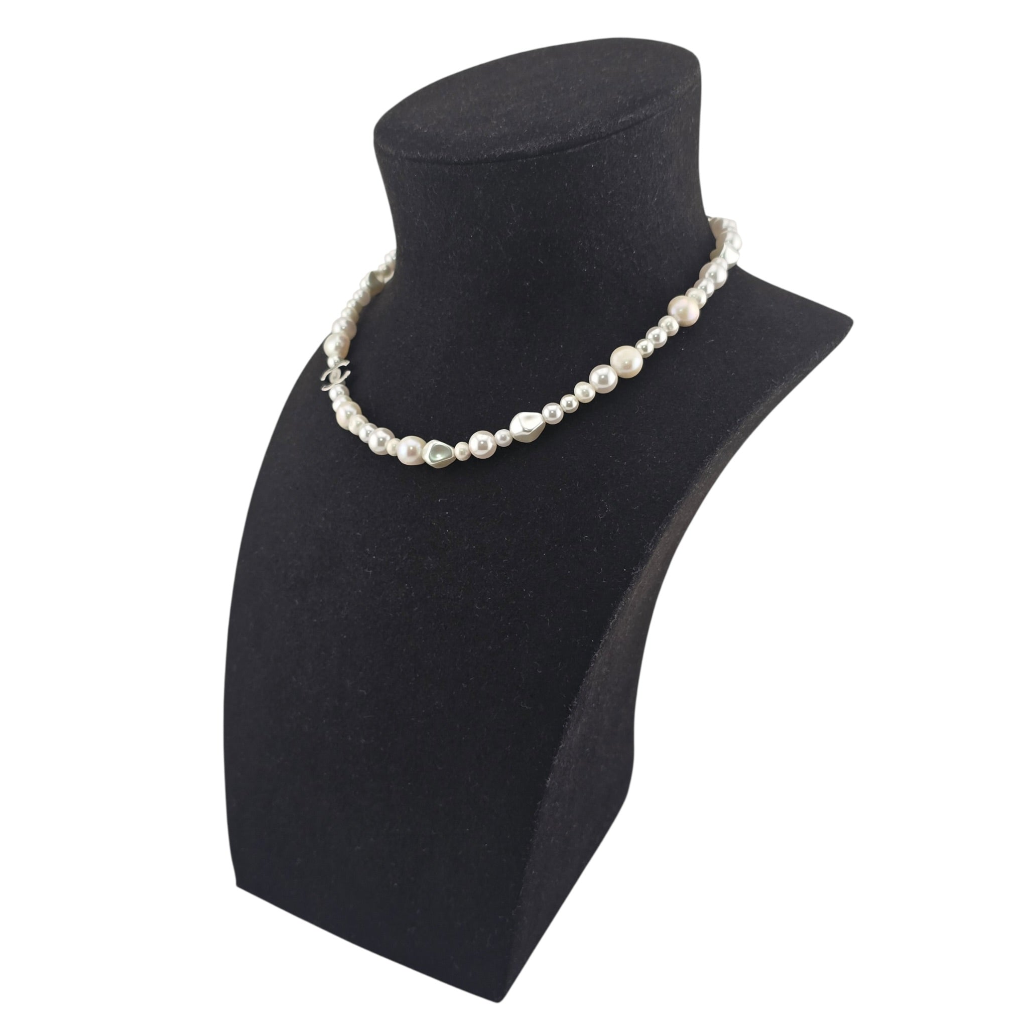 Chanel CC Faux Pearl Necklace 2026 CHANEL