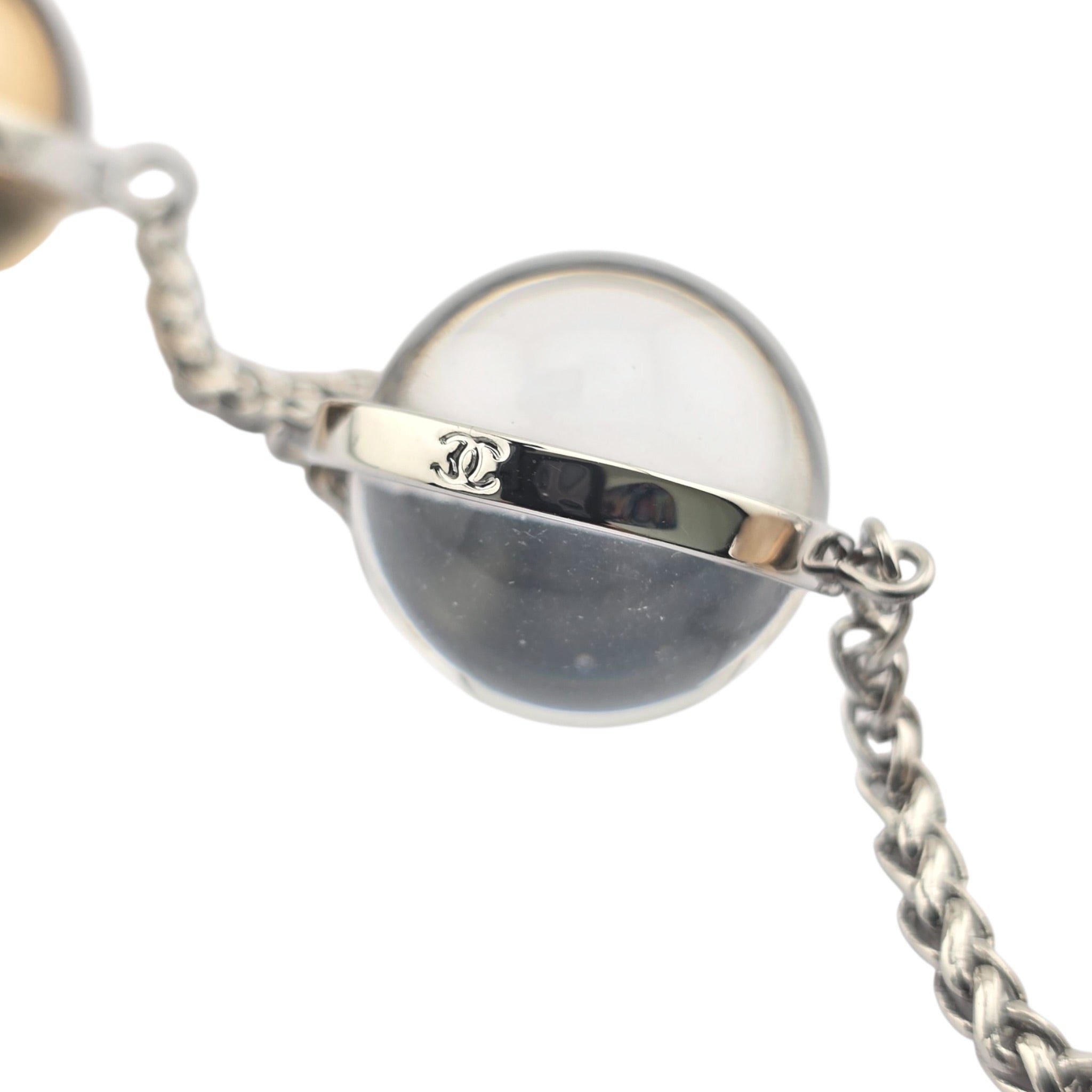 Chanel CC Pendant Clear Long Necklace SS26 2026 CHANEL