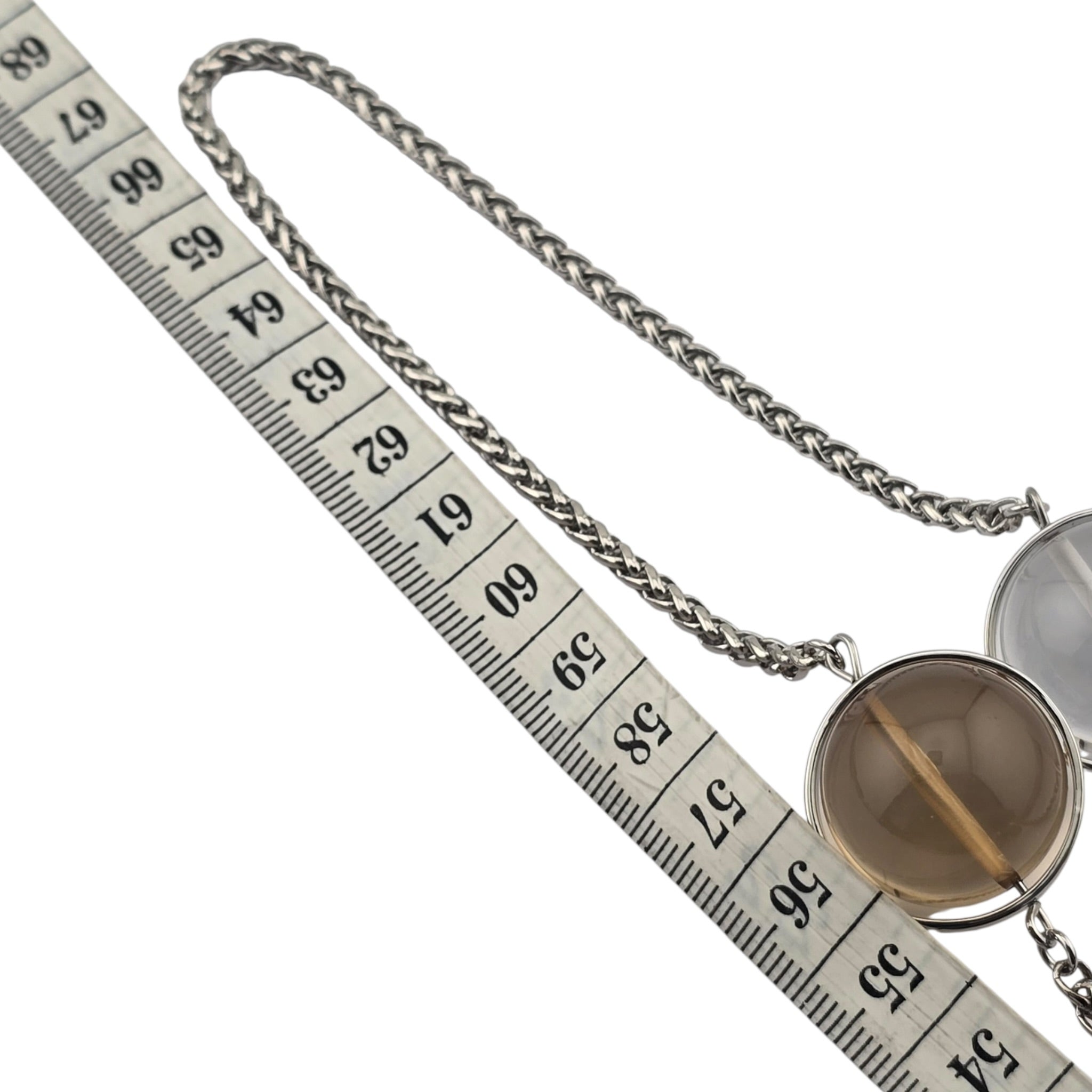 Chanel CC Pendant Clear Long Necklace SS26 2026 CHANEL