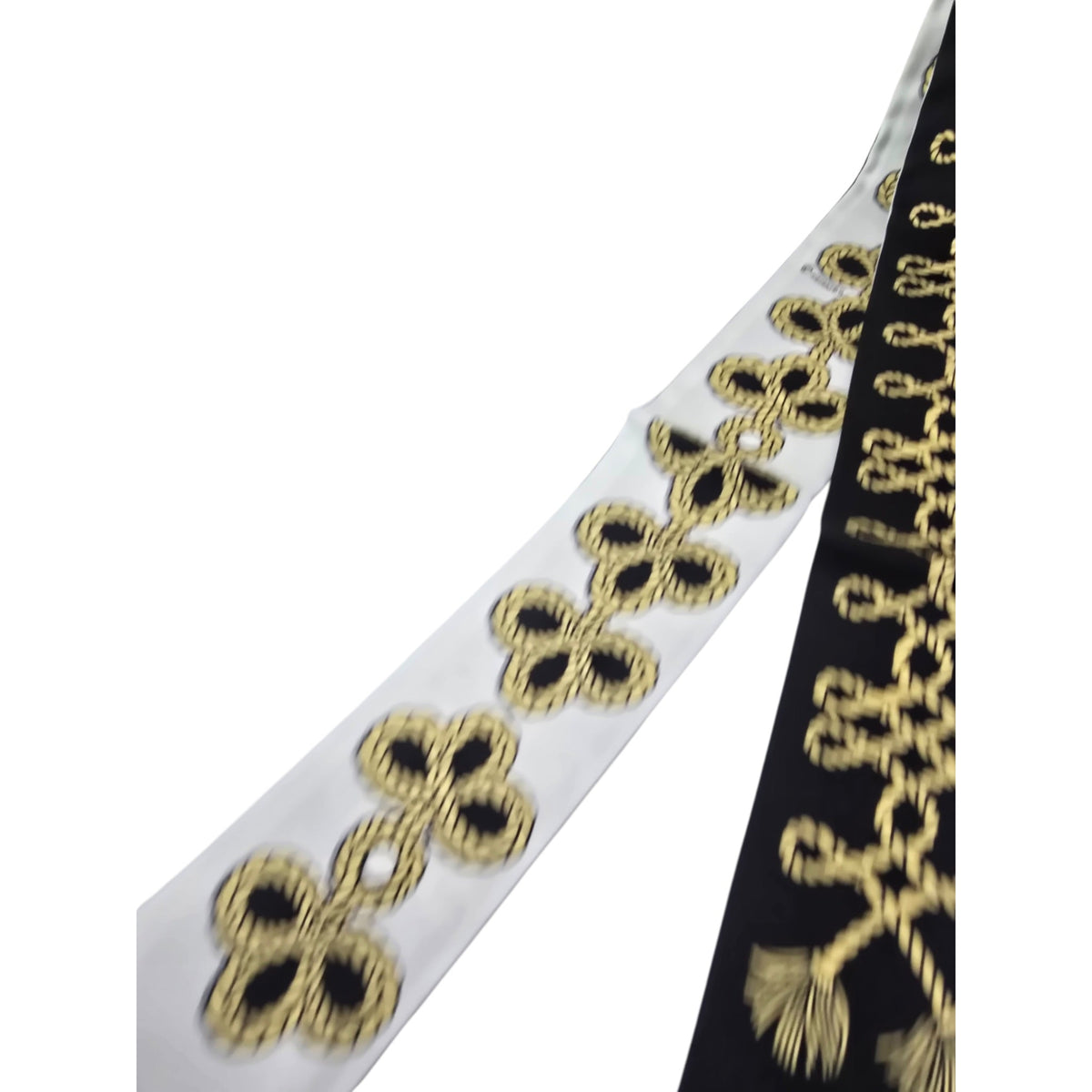 Hermes Silk Twilly Galons Et Brandebourg HERMES
