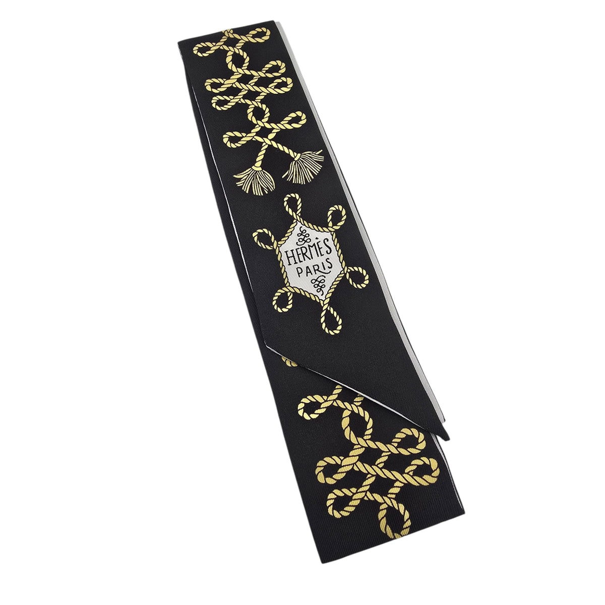 Hermes Silk Twilly Galons Et Brandebourg HERMES