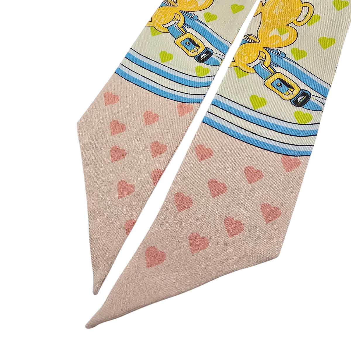 Hermes Silk Twilly Love Heart Brides De Gala HERMES