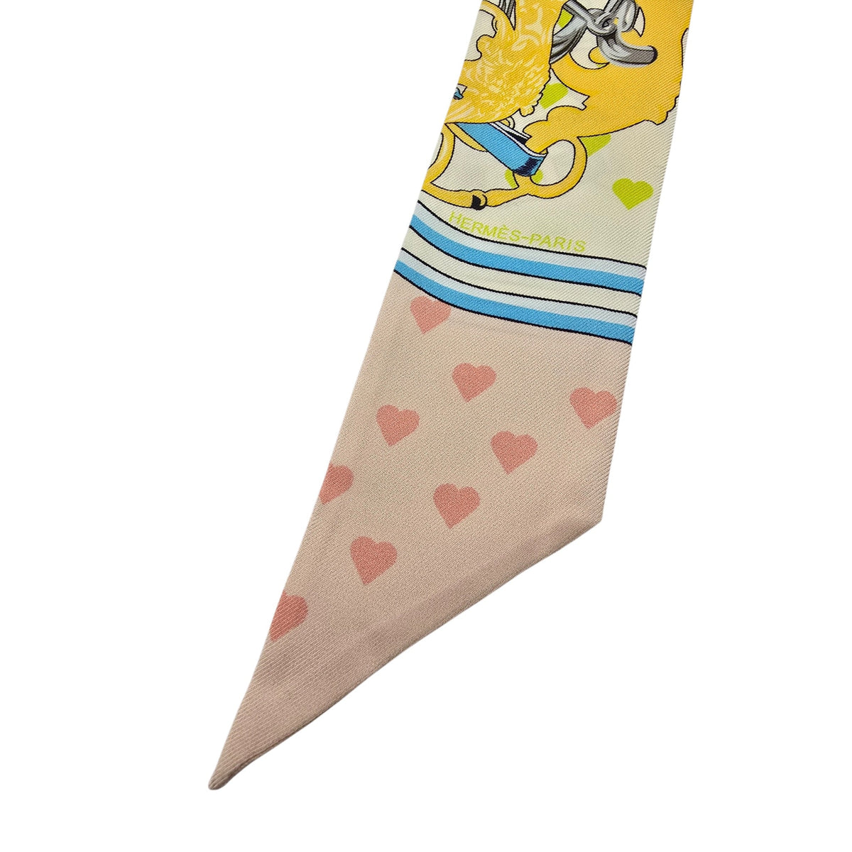 Hermes Silk Twilly Love Heart Brides De Gala HERMES
