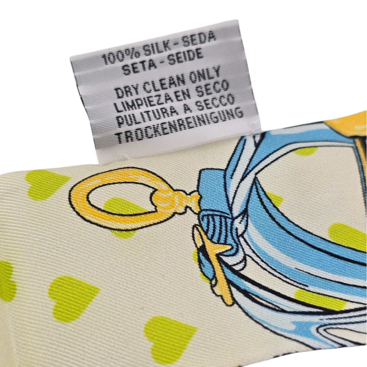 Hermes Silk Twilly Love Heart Brides De Gala HERMES