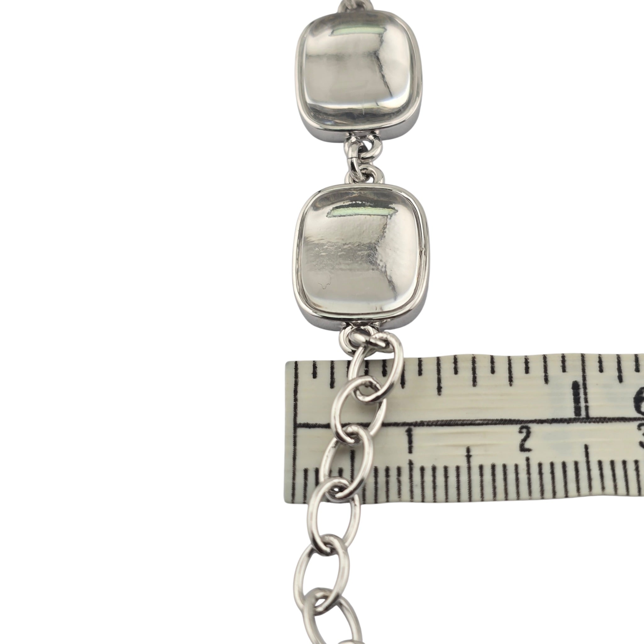 Chanel CC Silver Metal Bracelet 2026 CHANEL
