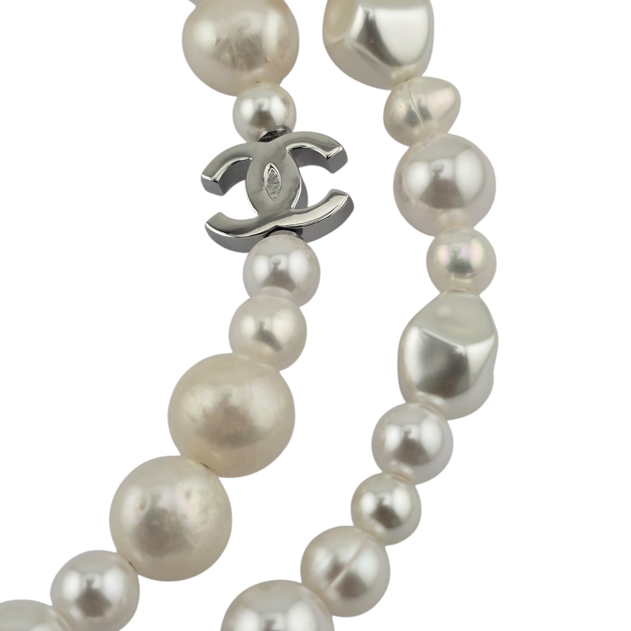 Chanel CC Long  Faux Pearl Necklace 2026 CHANEL