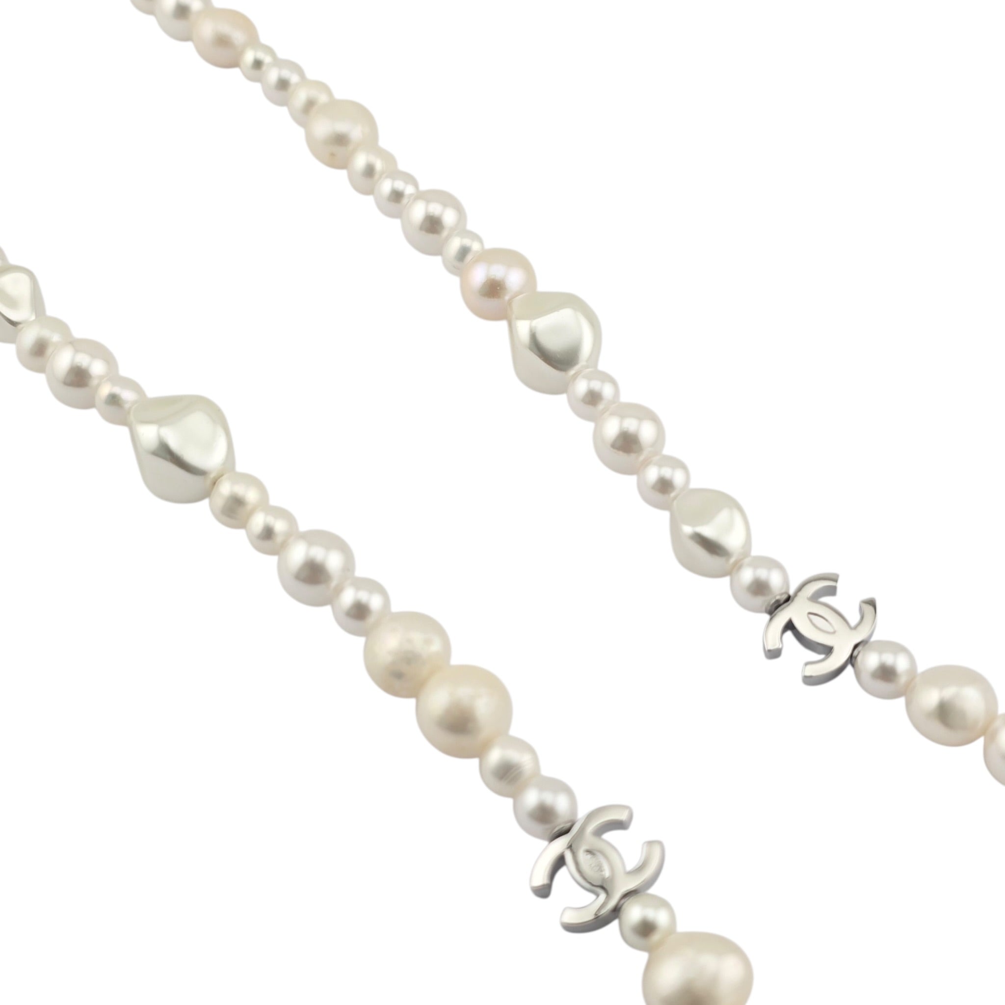 Chanel CC Long  Faux Pearl Necklace 2026 CHANEL