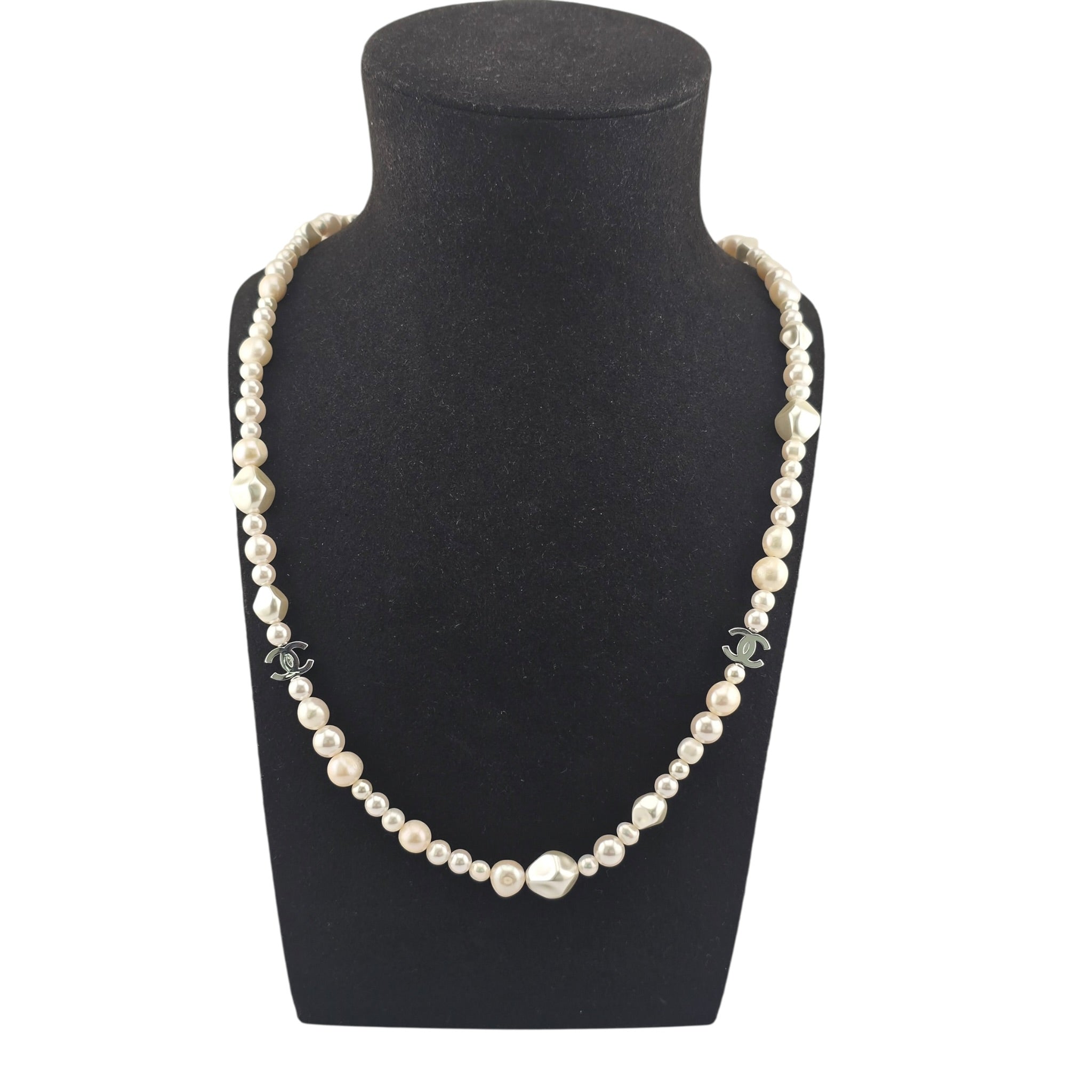 Chanel CC Long  Faux Pearl Necklace 2026 CHANEL