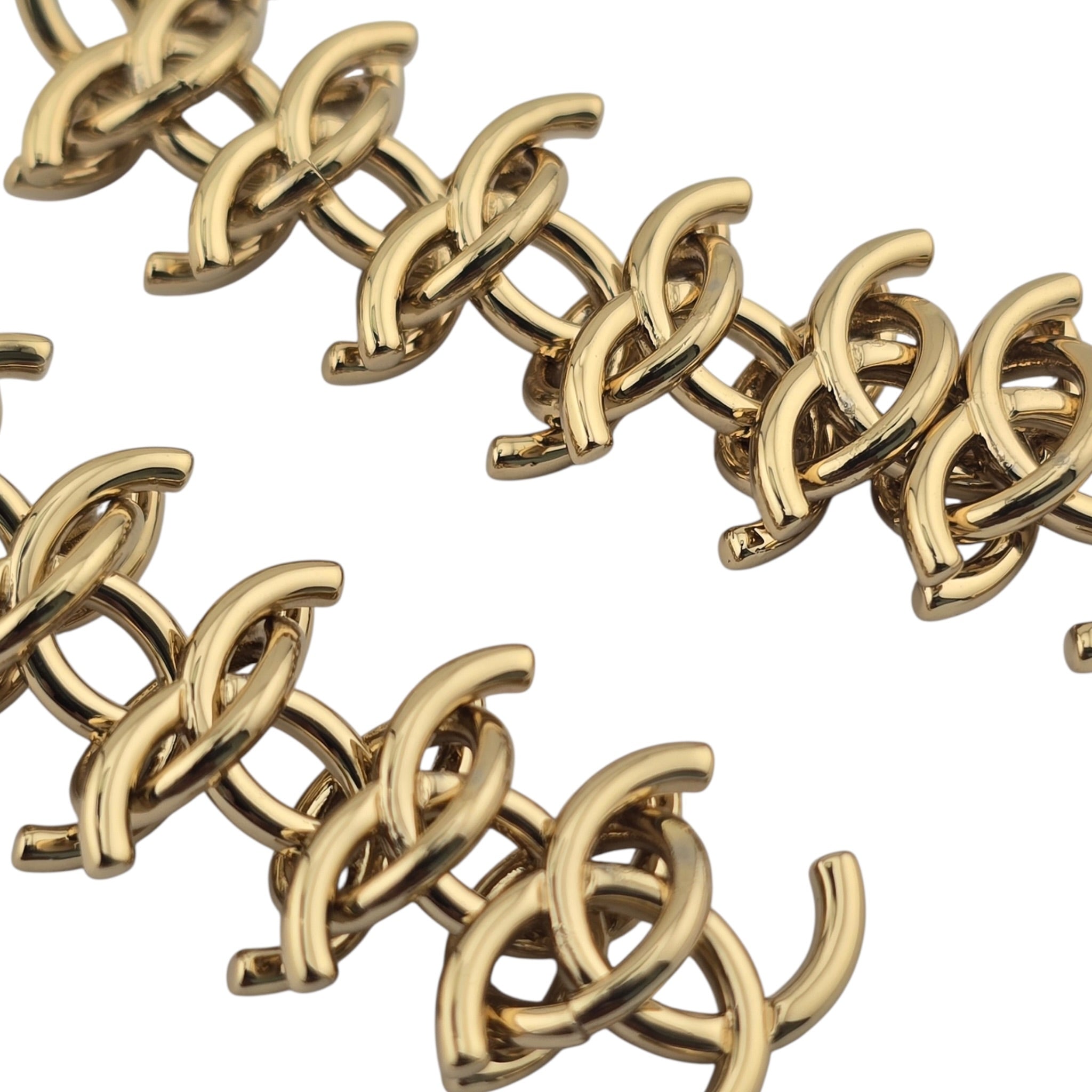 Chanel CC Drop Pendant Gold Earrings 2026 CHANEL