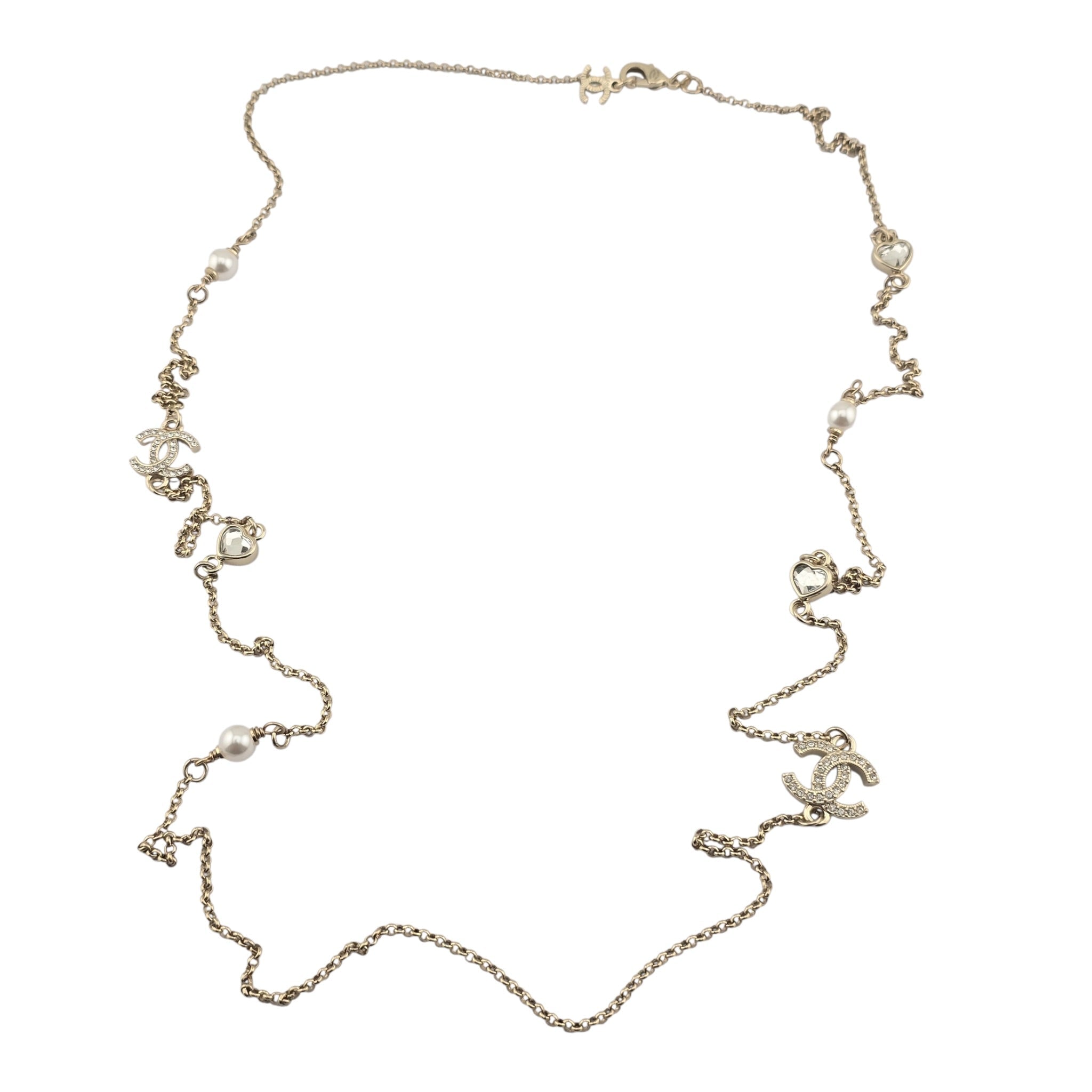 Chanel CC Long Gold Necklace 2025 CHANEL