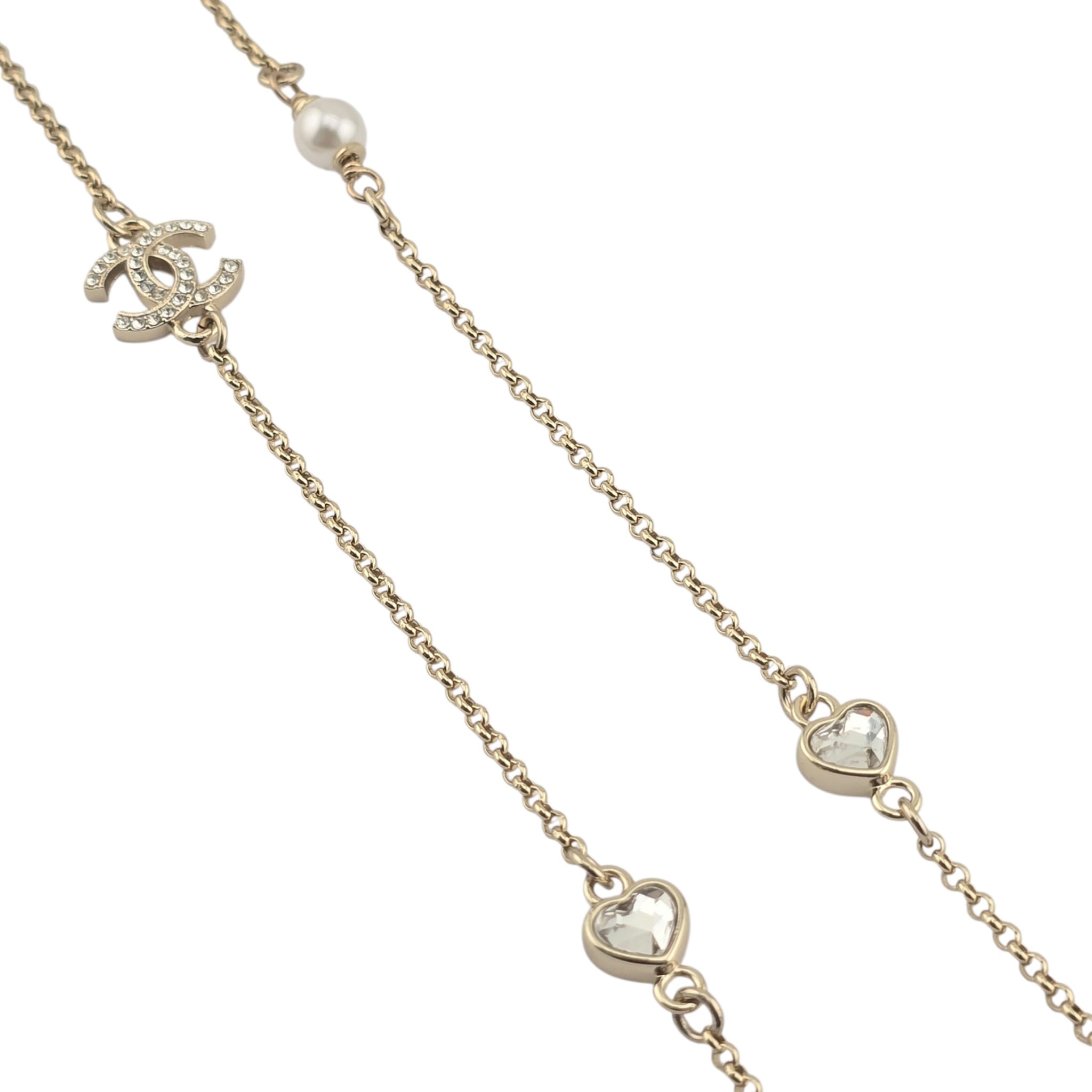 Chanel CC Long Gold Necklace 2025 CHANEL