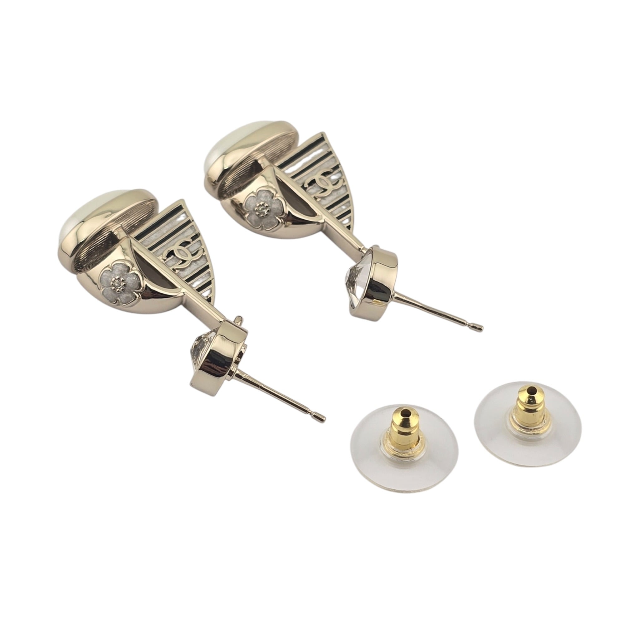 Chanel CC Sail Pendant Earrings 2026 CHANEL