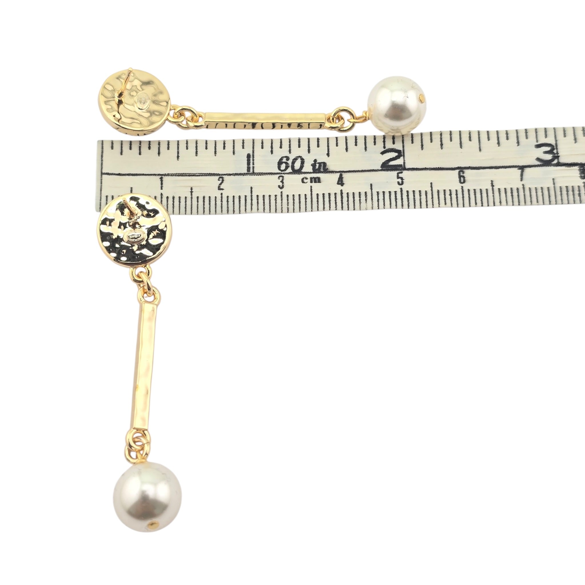 Chanel CC Pendant Gold Faux Pearl Earrings 2026 CHANEL