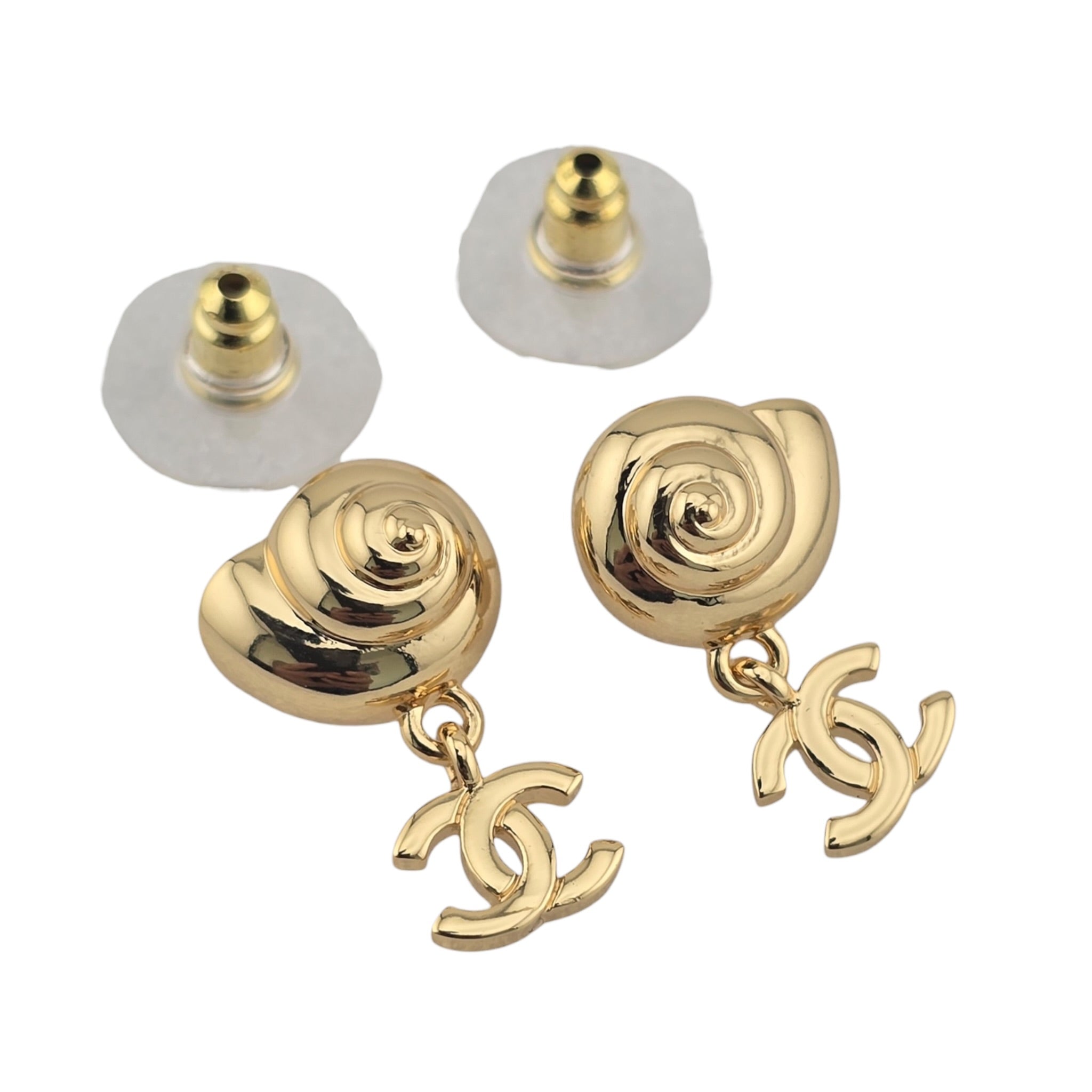 Chanel CC Coco Beach Gold Earrings 2026 CHANEL