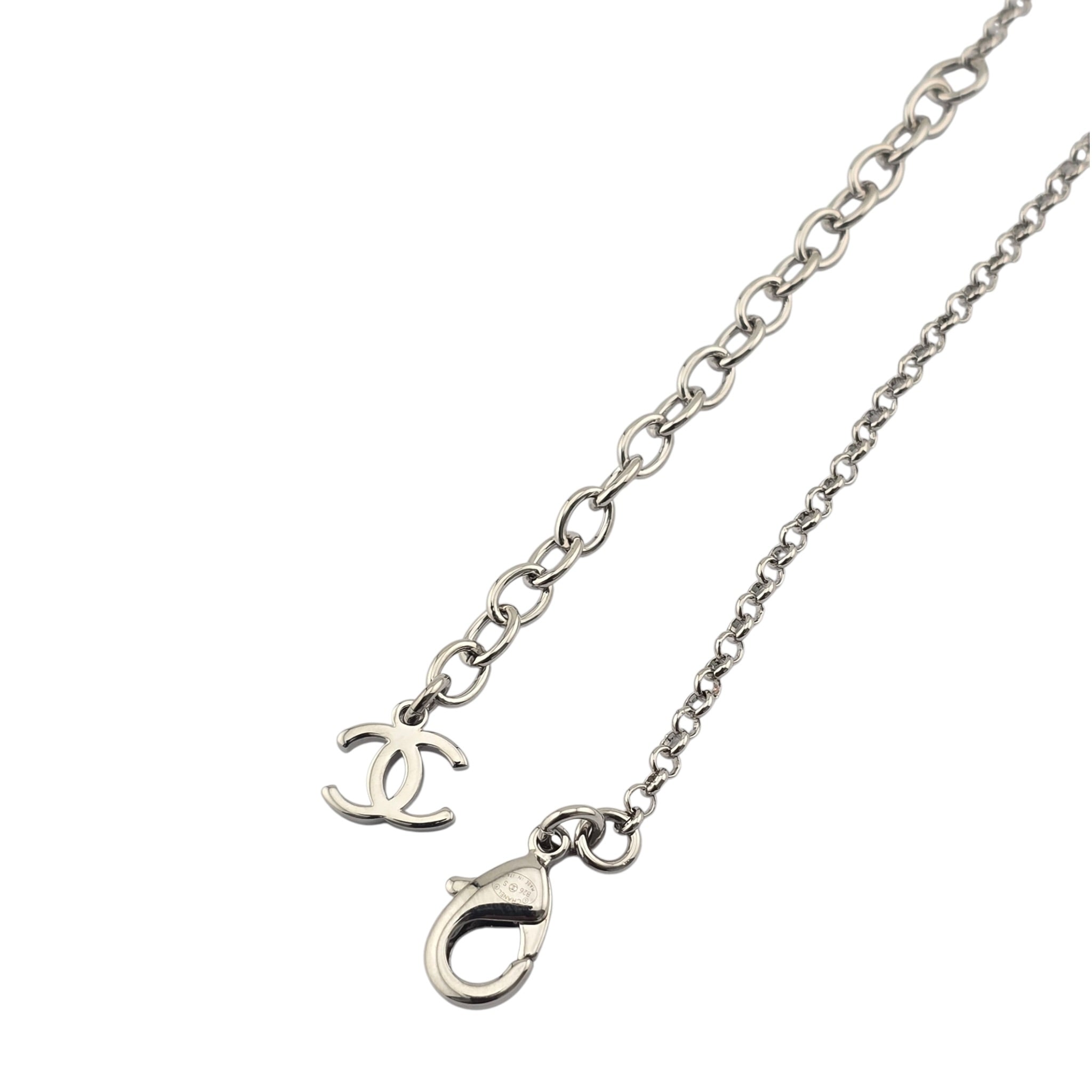 Chanel CC Silver Star Necklace 2026 CHANEL