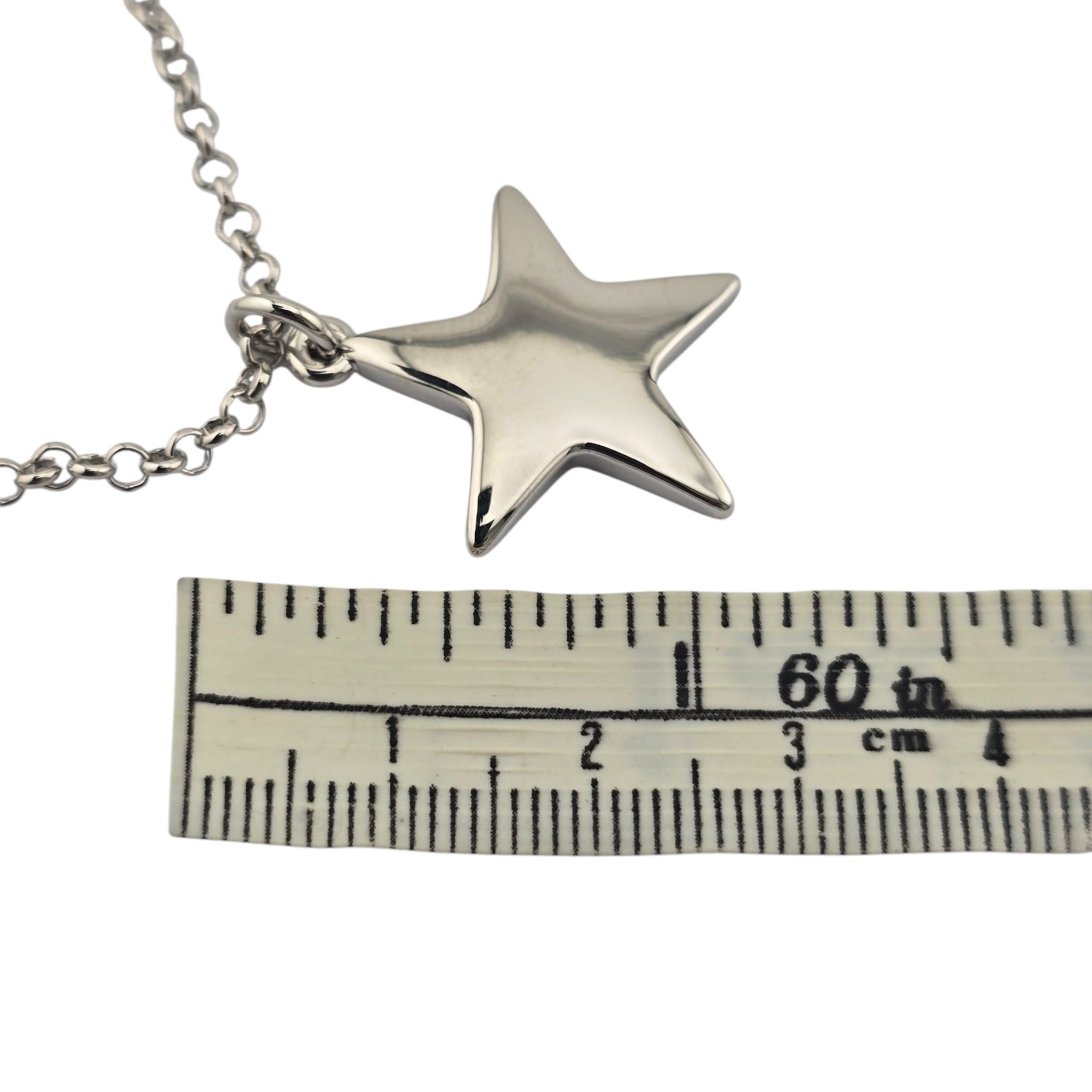 Chanel CC Silver Star Necklace 2026 CHANEL