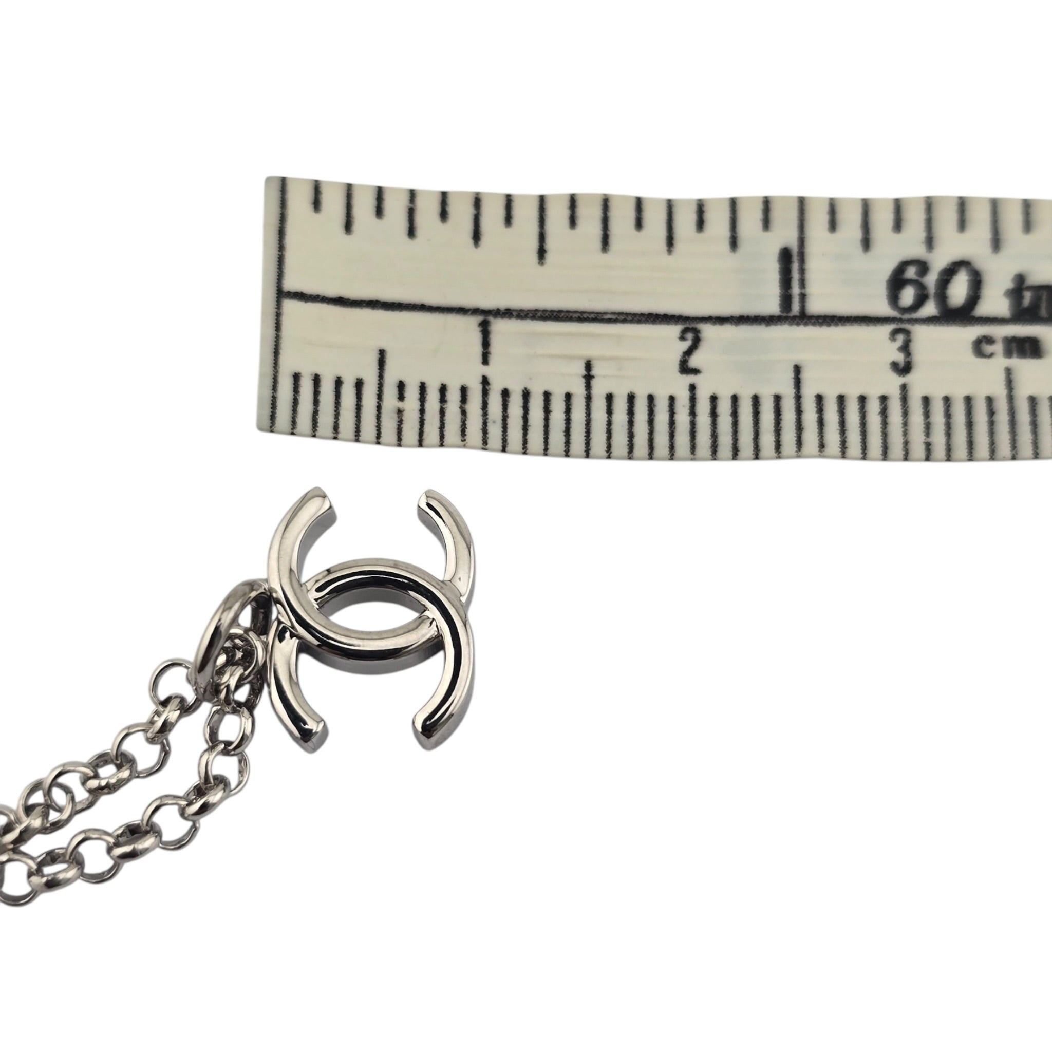 Chanel CC Silver Star Necklace 2026 CHANEL