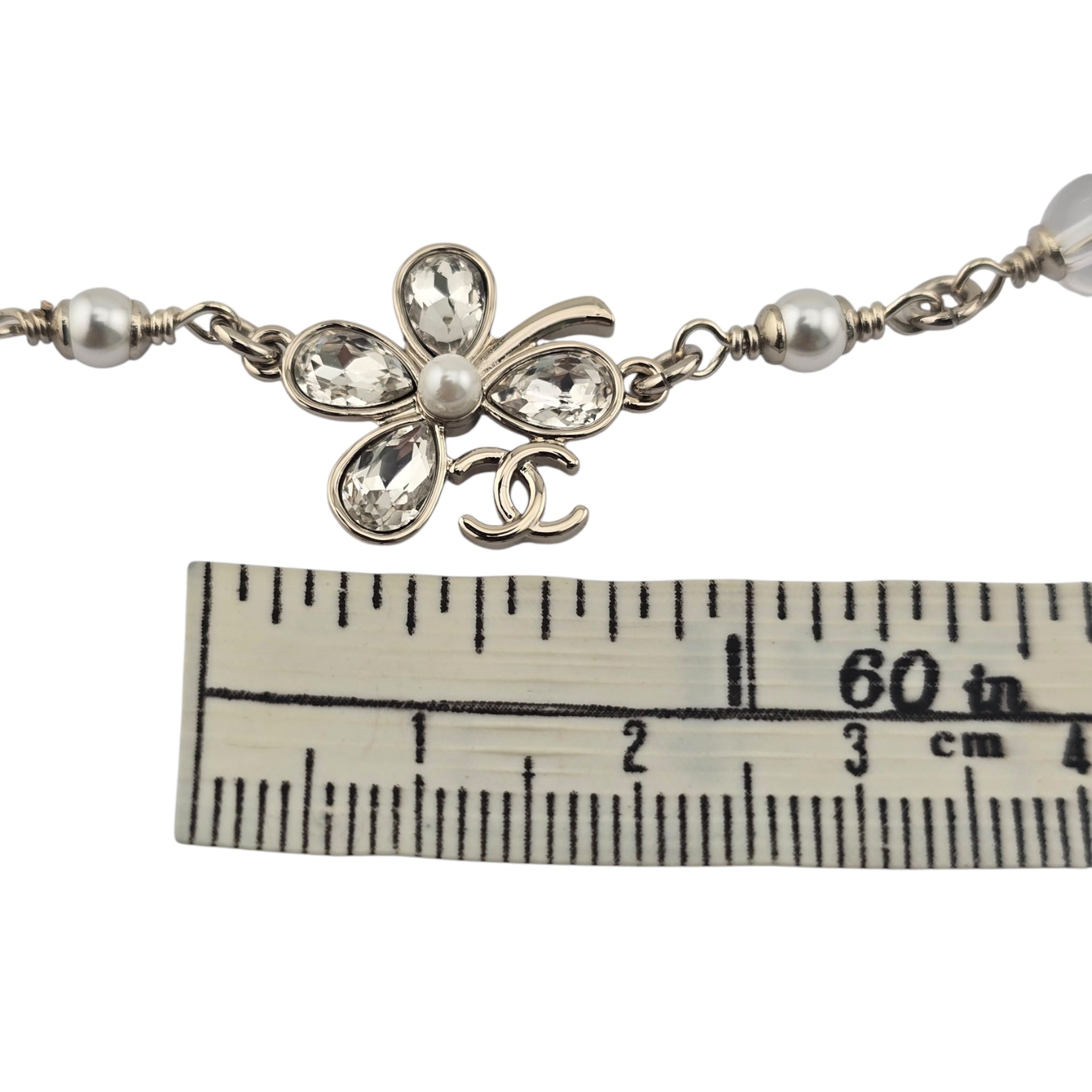 Chanel CC Flower Pendant Gold Necklace 2026 CHANEL