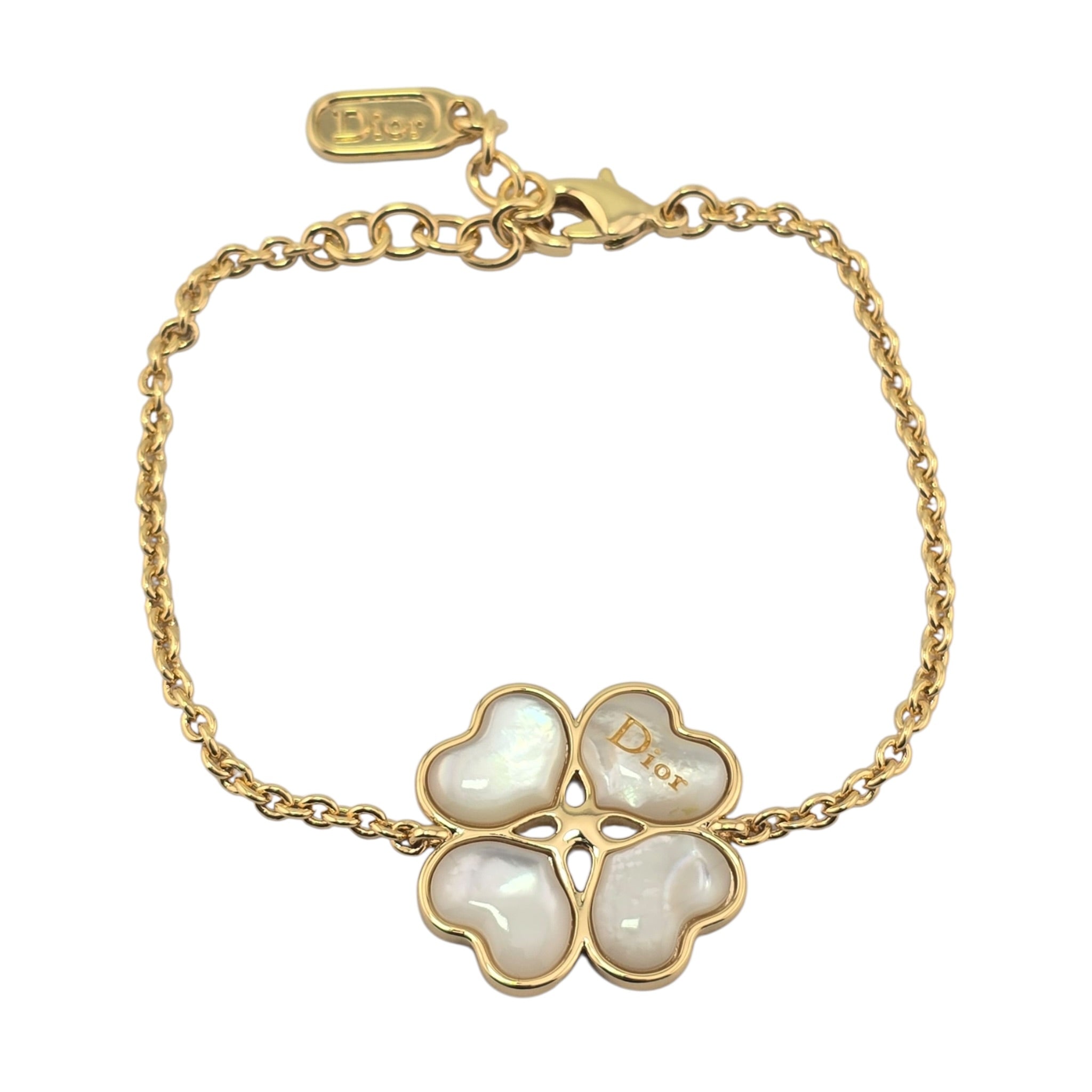 Christian Dior Sparkling Clover Bracelet DIOR