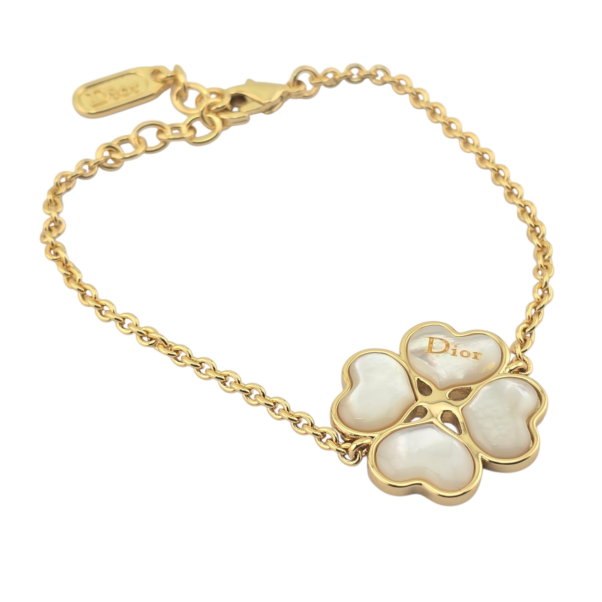 Christian Dior Sparkling Clover Bracelet DIOR