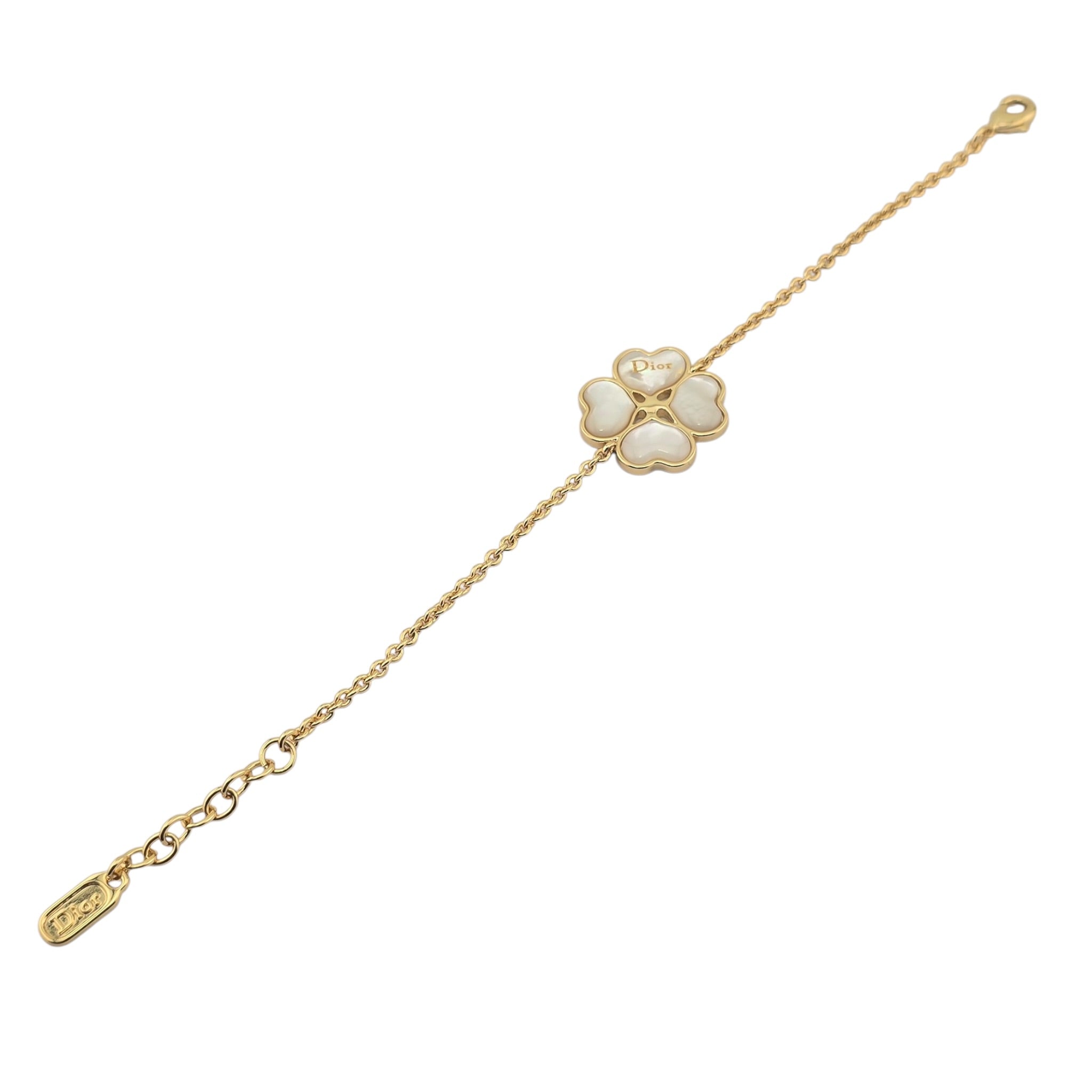 Christian Dior Sparkling Clover Bracelet DIOR